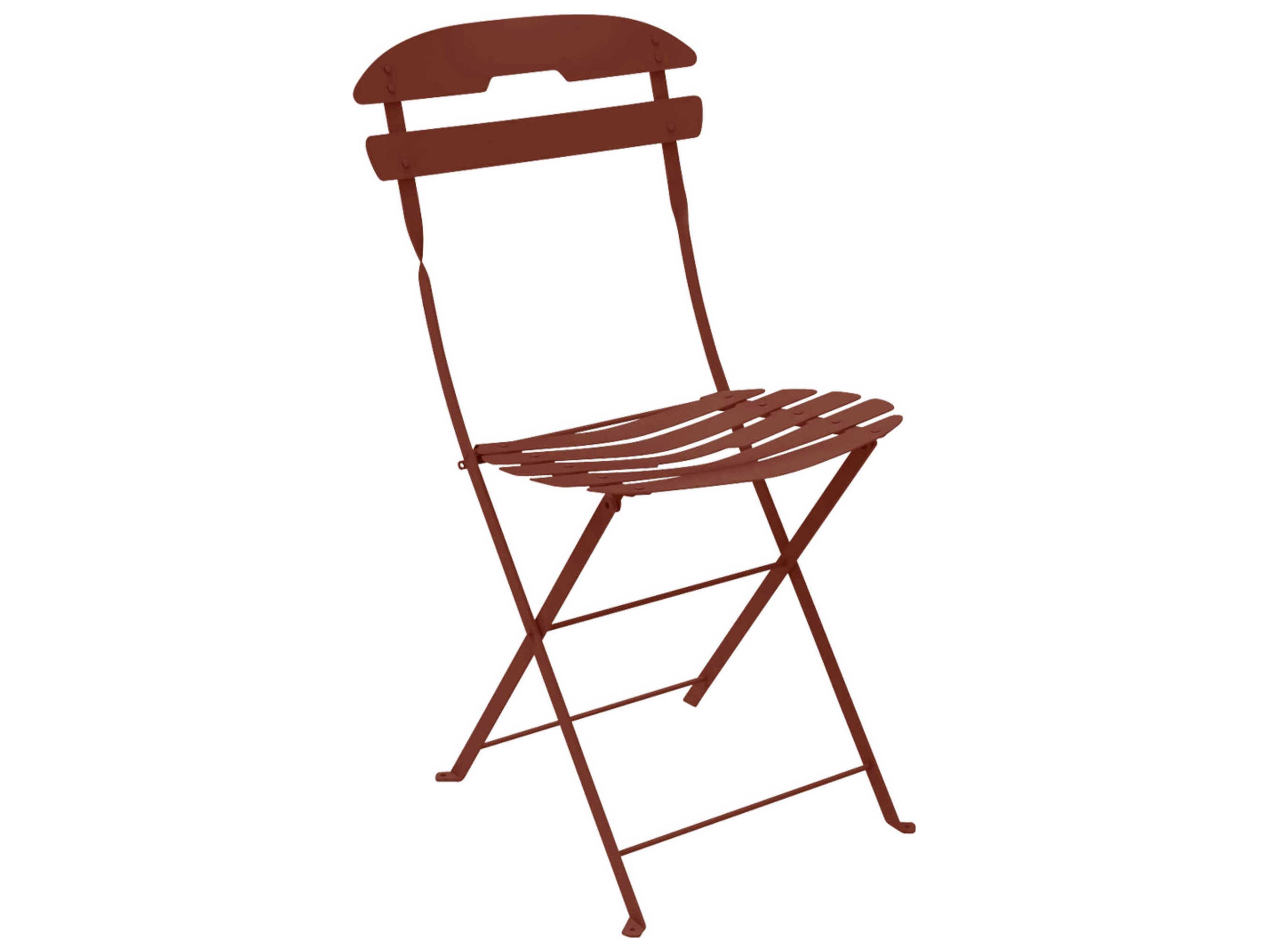 Fermob Louisiane La Mome Steel Metal Dining Chair Set of 2