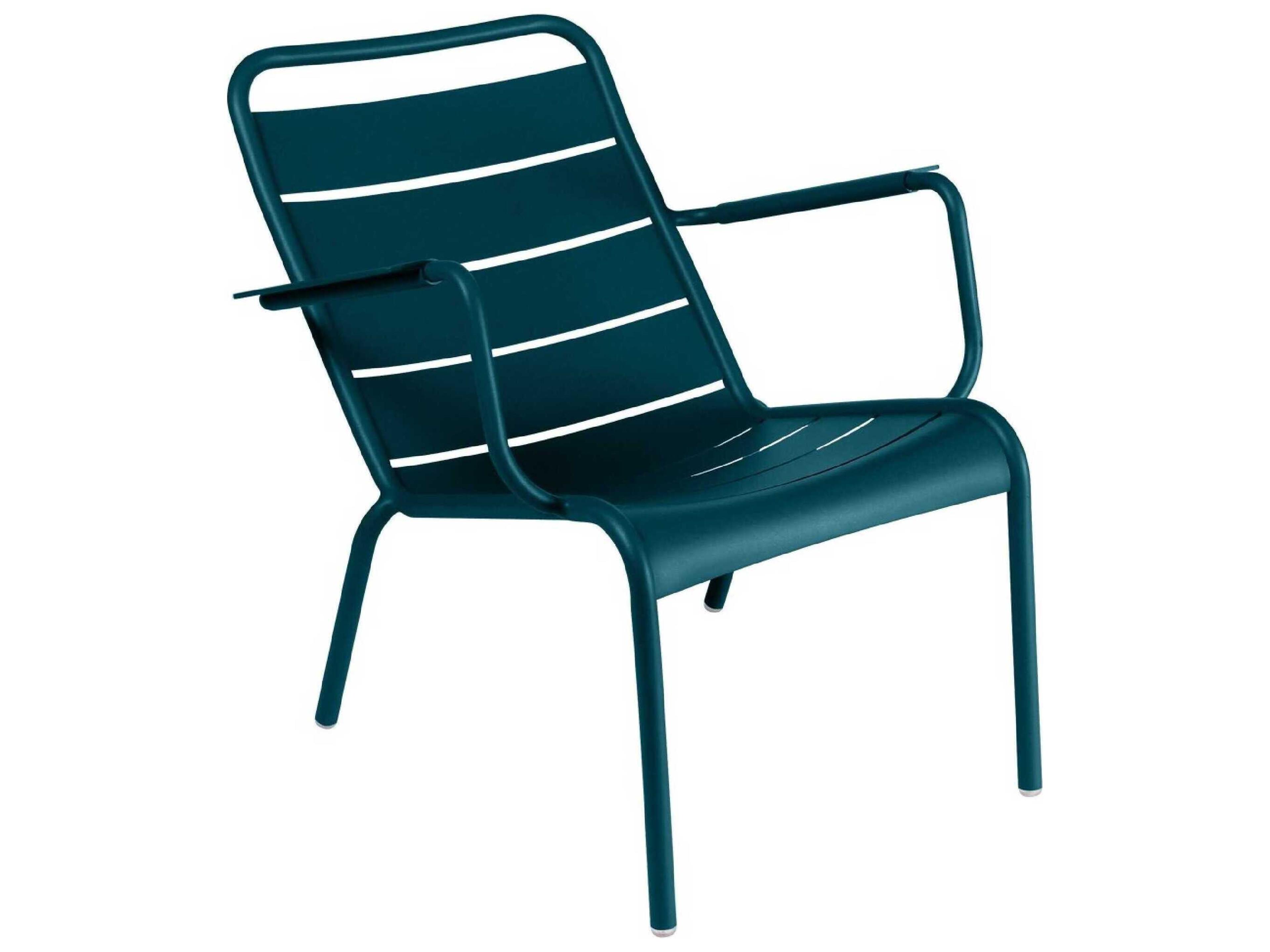 Fermob Luxembourg Aluminum Metal Lounge Chair Set of 2