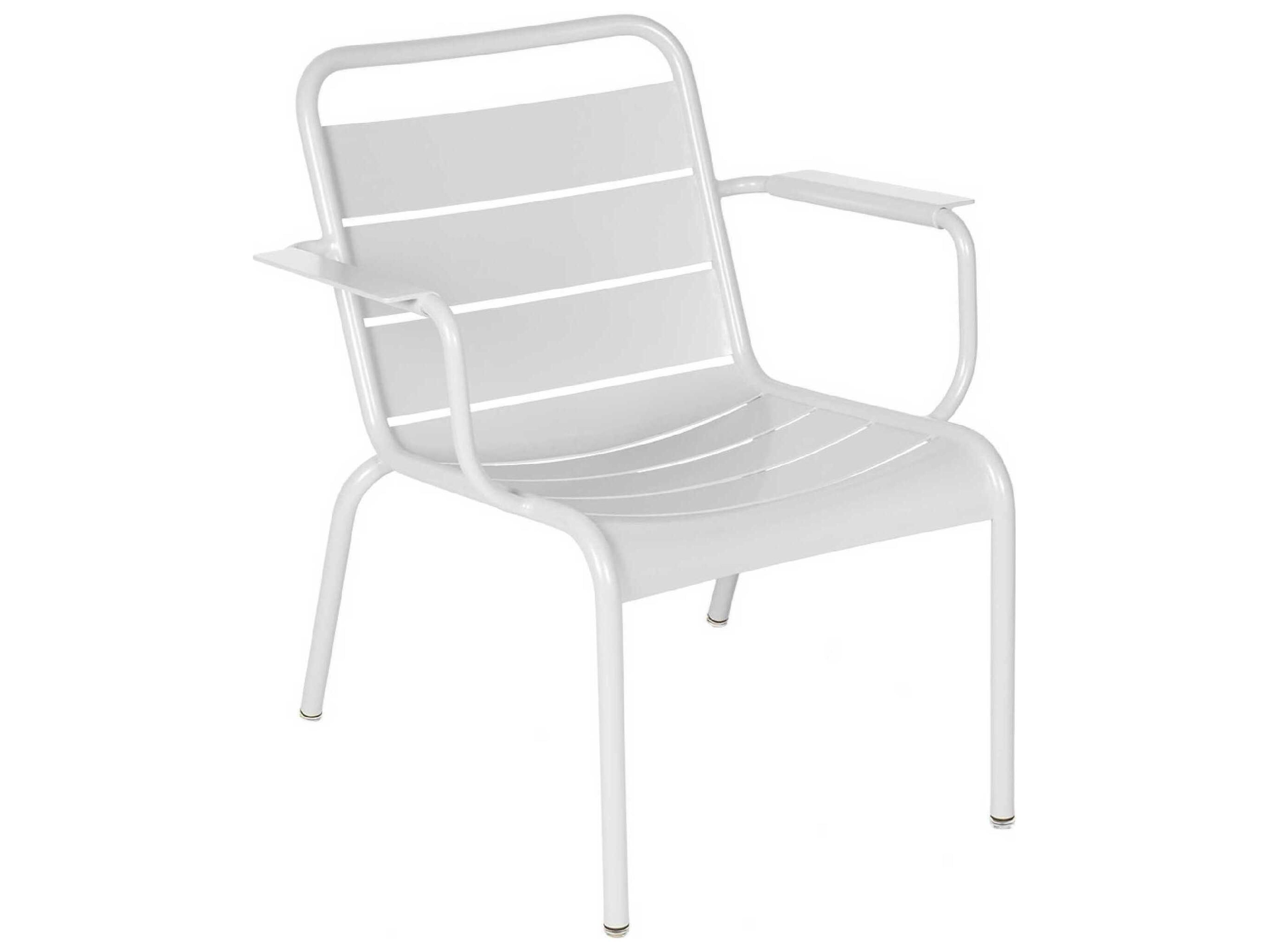 Luxembourg Aluminum Metal Lounge Chair Set of 2