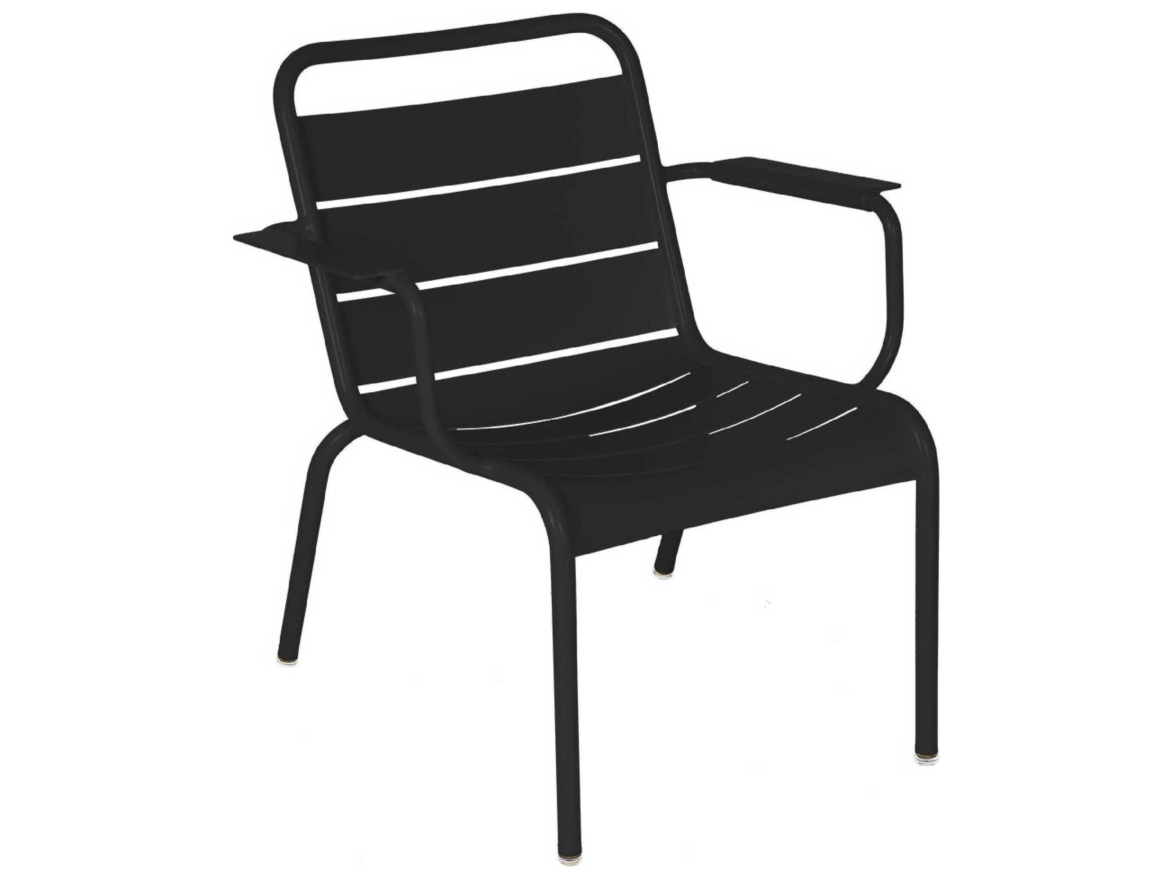 Fermob Luxembourg Aluminum Metal Lounge Chair Set of 2