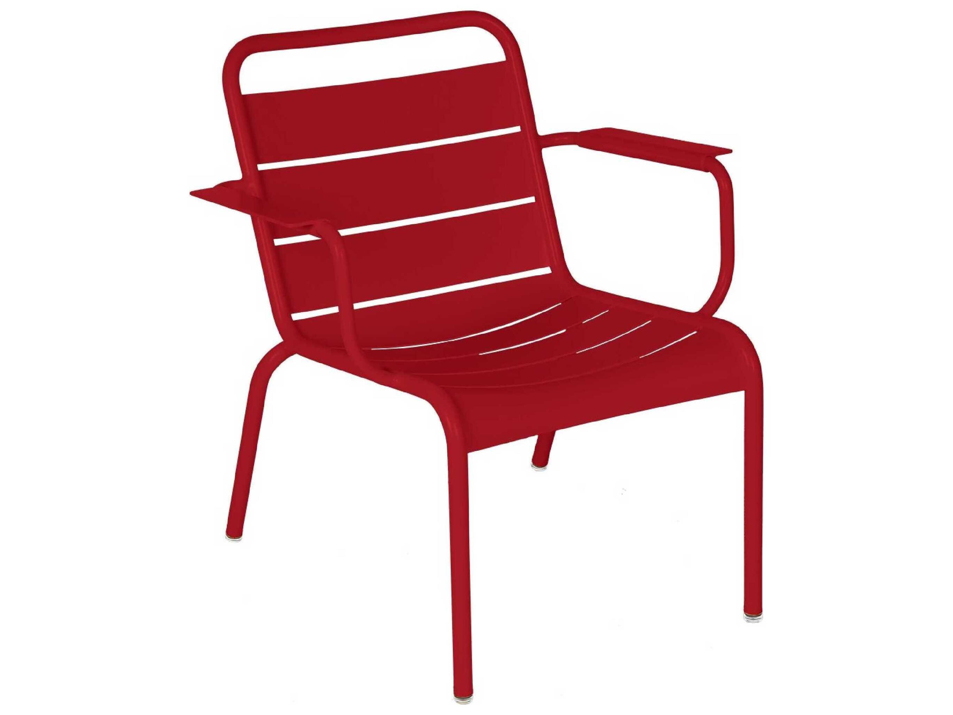 Fermob Luxembourg Aluminum Metal Lounge Chair Set of 2