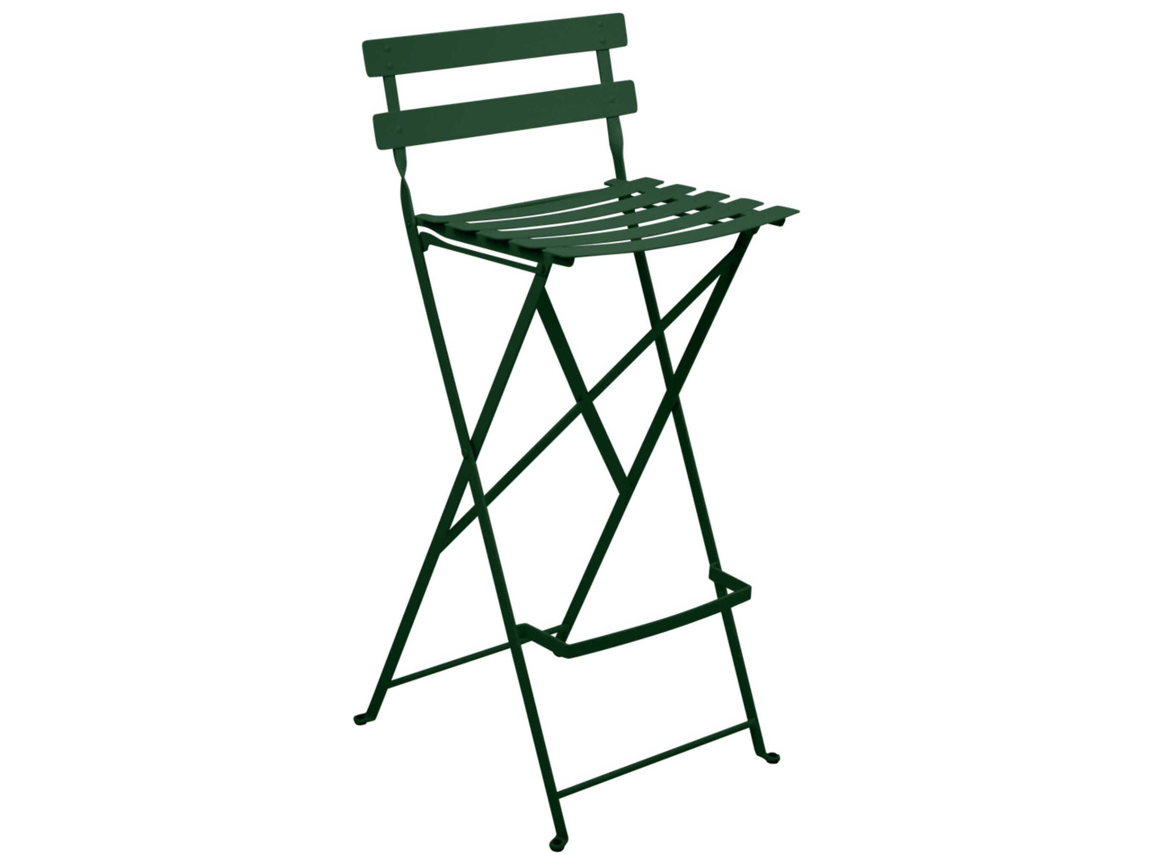 Fermob Bistro Steel Metal Bar Stool Set of 2