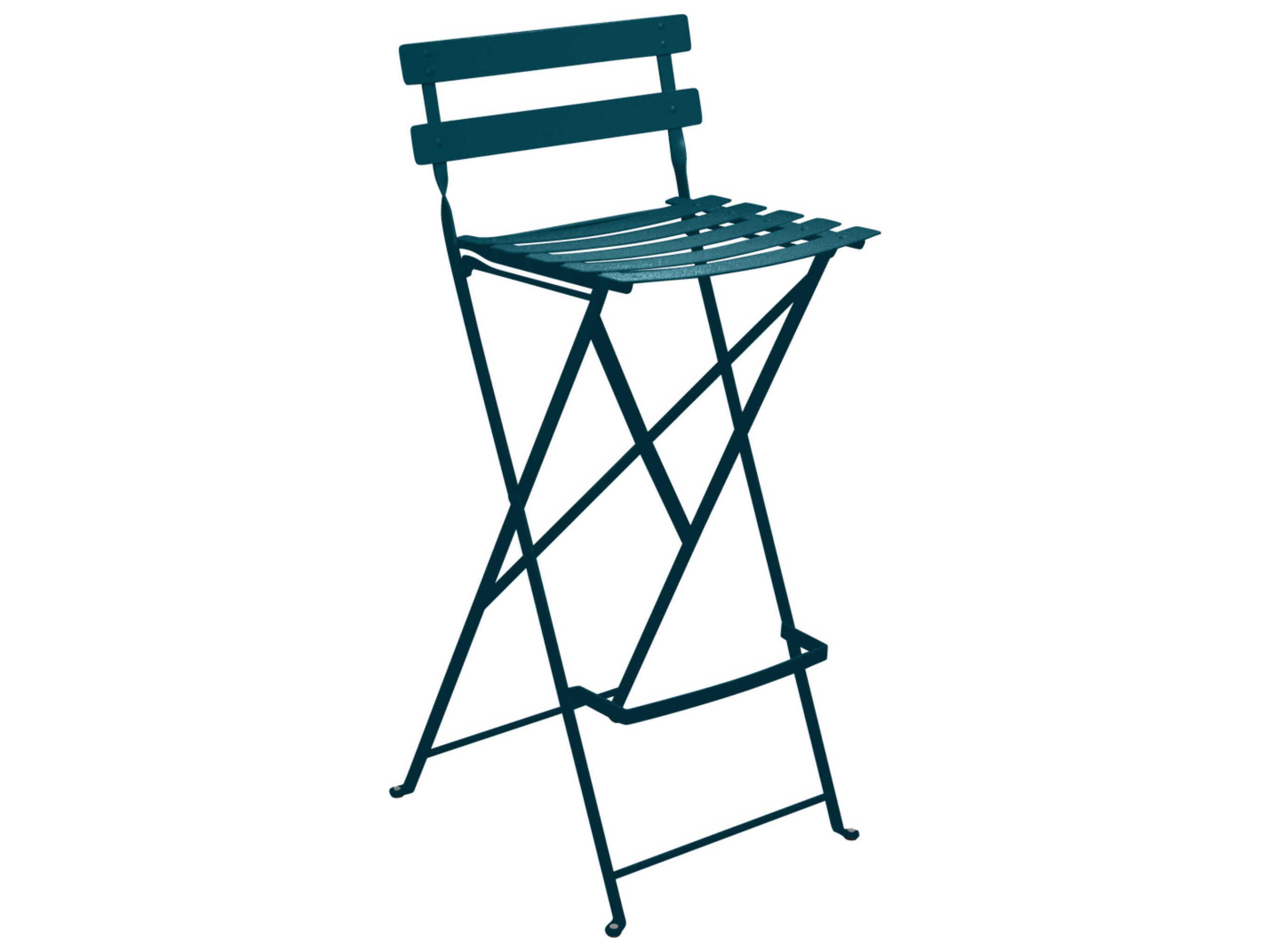 Fermob Bistro Steel Metal Bar Stool Set of 2