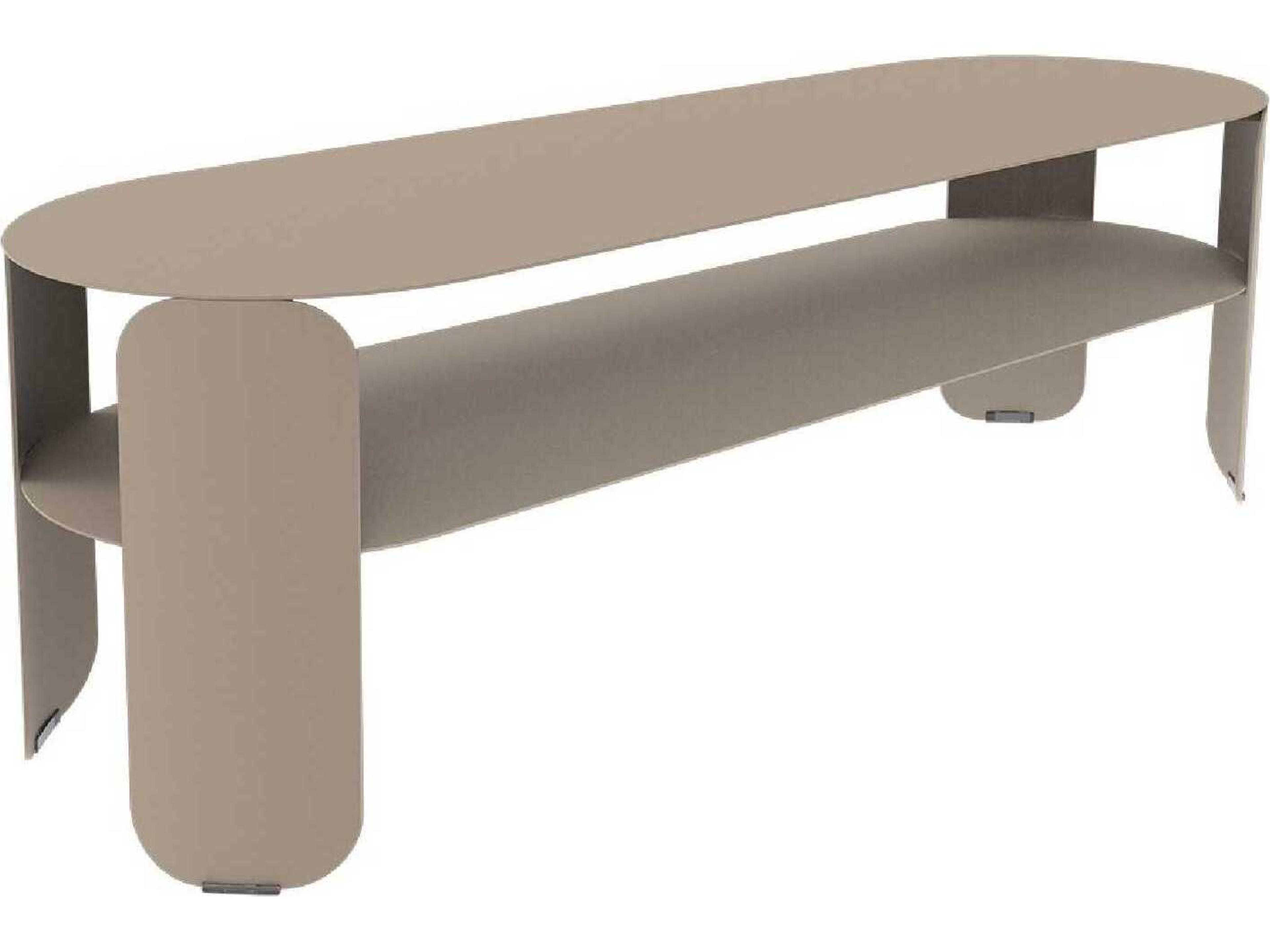 Fermob BeBop Steel Oval Console Table