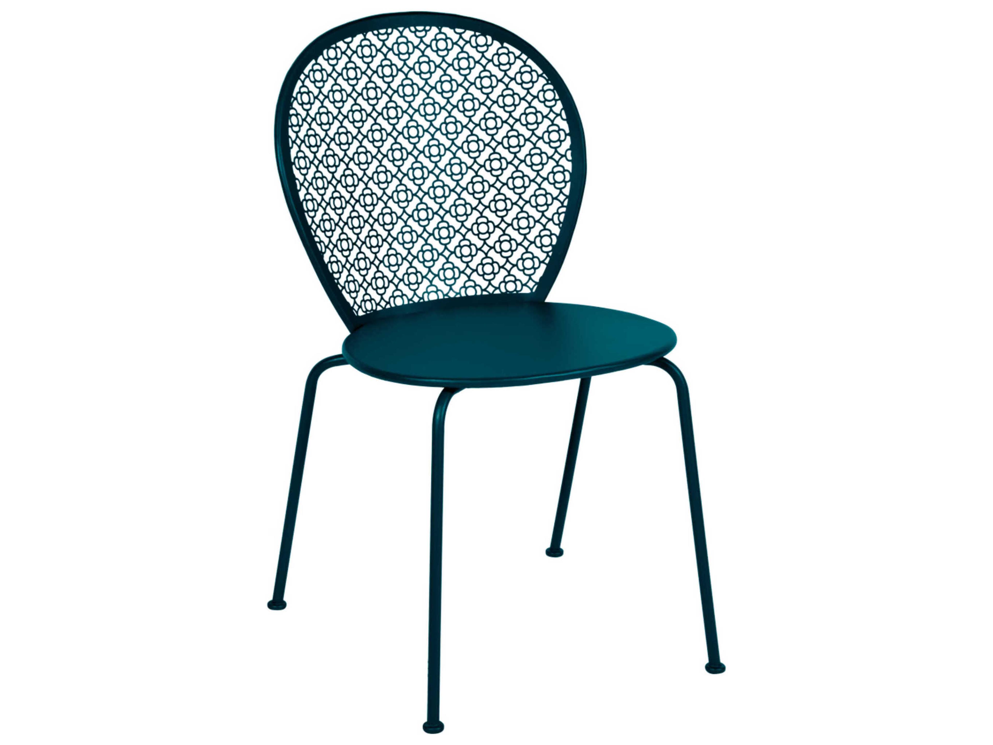 Fermob Lorette Steel Metal Dining Chair Set of 2