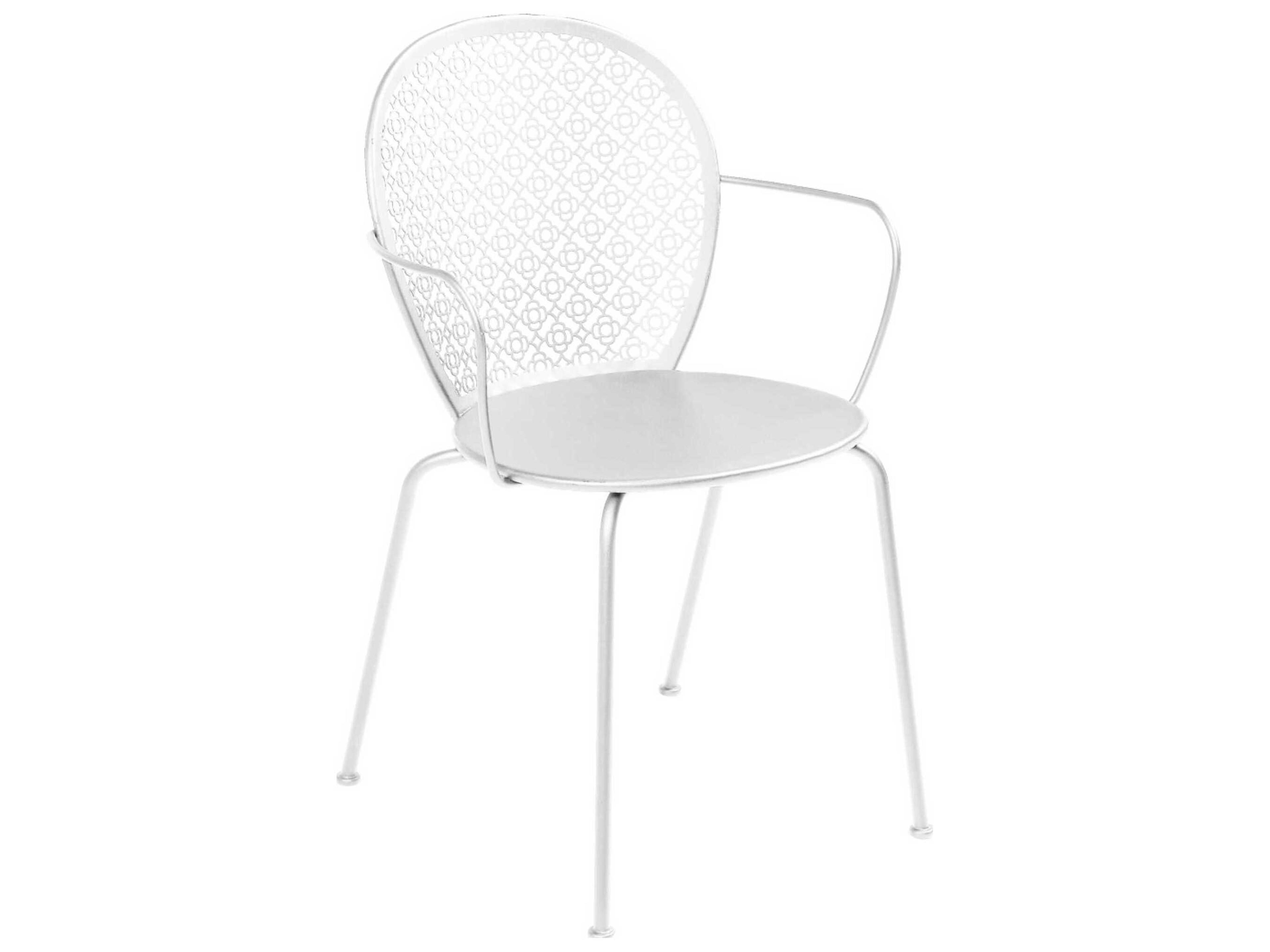 Lorette Steel Metal Dining Chair Set of 2