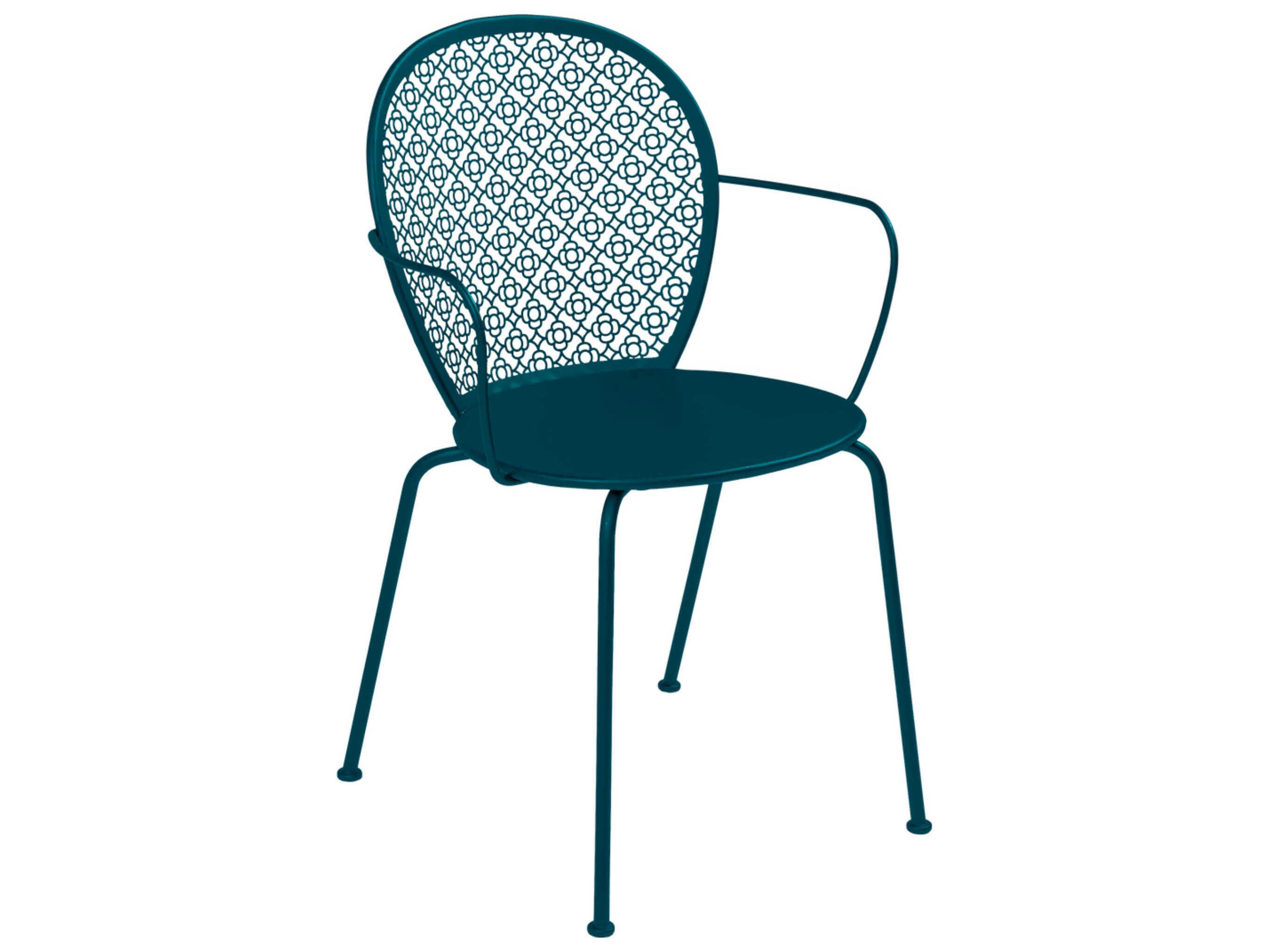 Fermob Lorette Steel Metal Dining Chair Set of 2