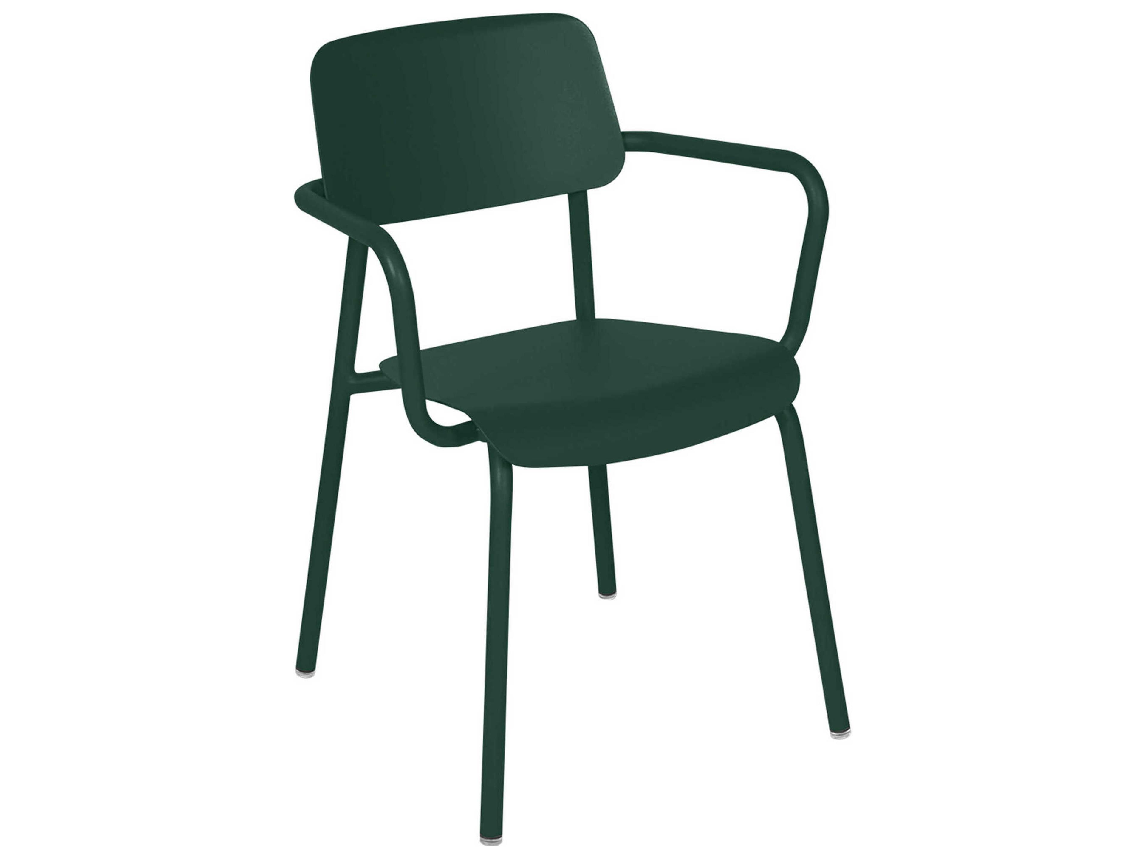 Fermob Studie Aluminum Metal Dining Chair Set of 2