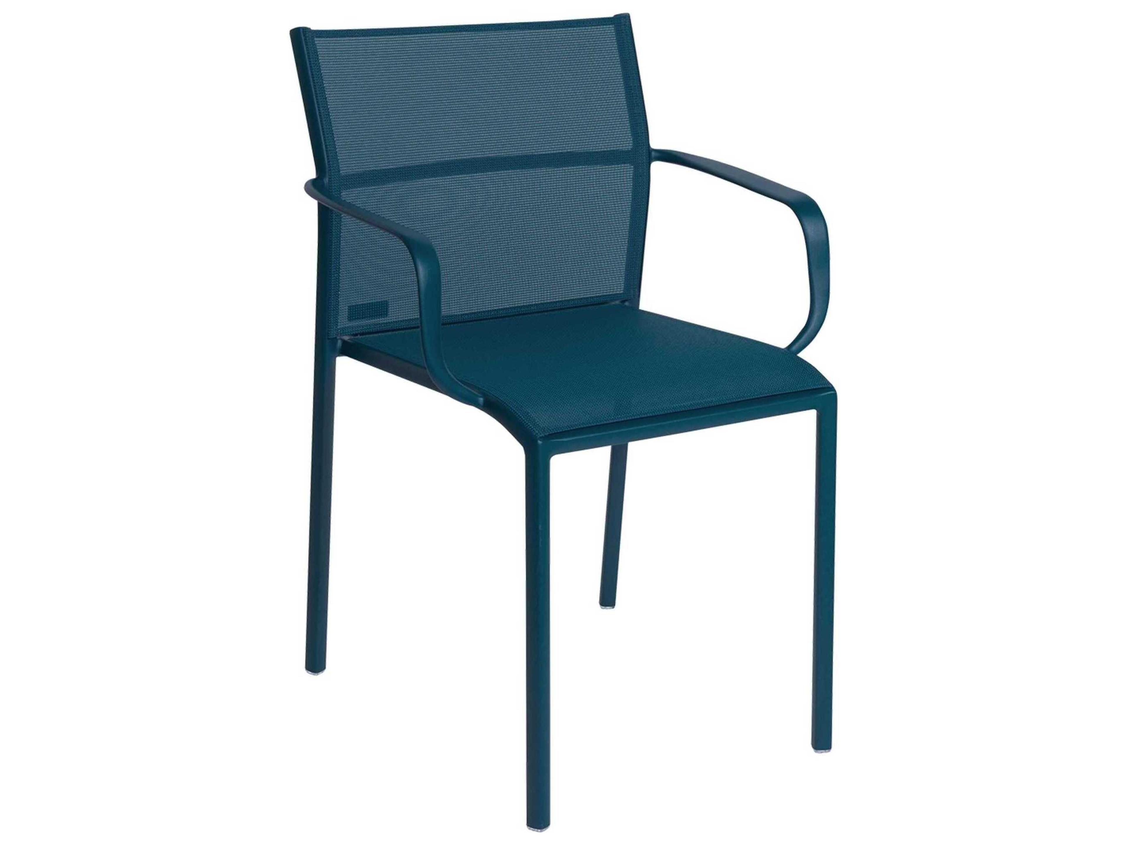 Cadiz Aluminum Sling Dining Chair Set of 2