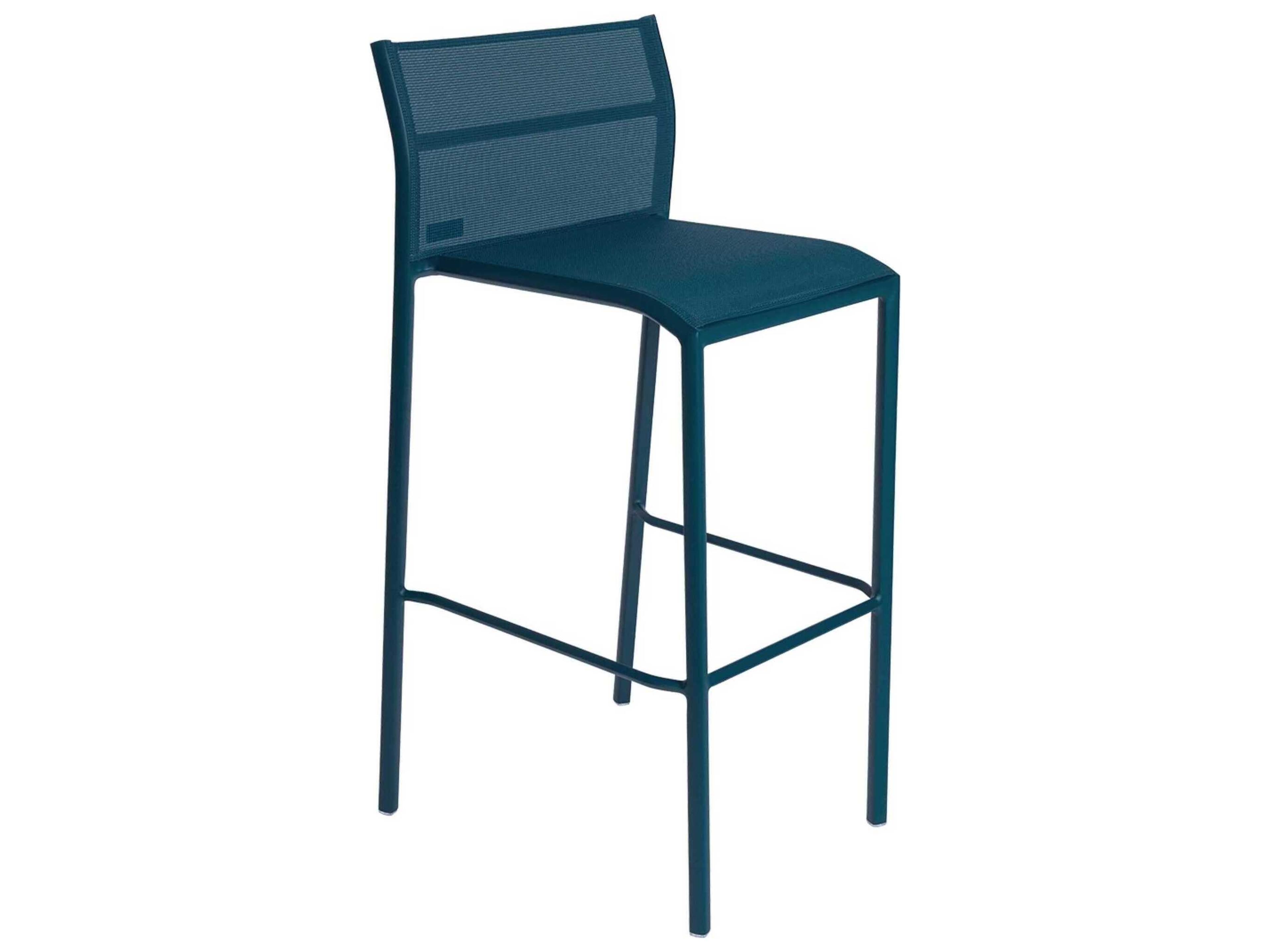 Cadiz Aluminum Sling Bar Stool Set of 2
