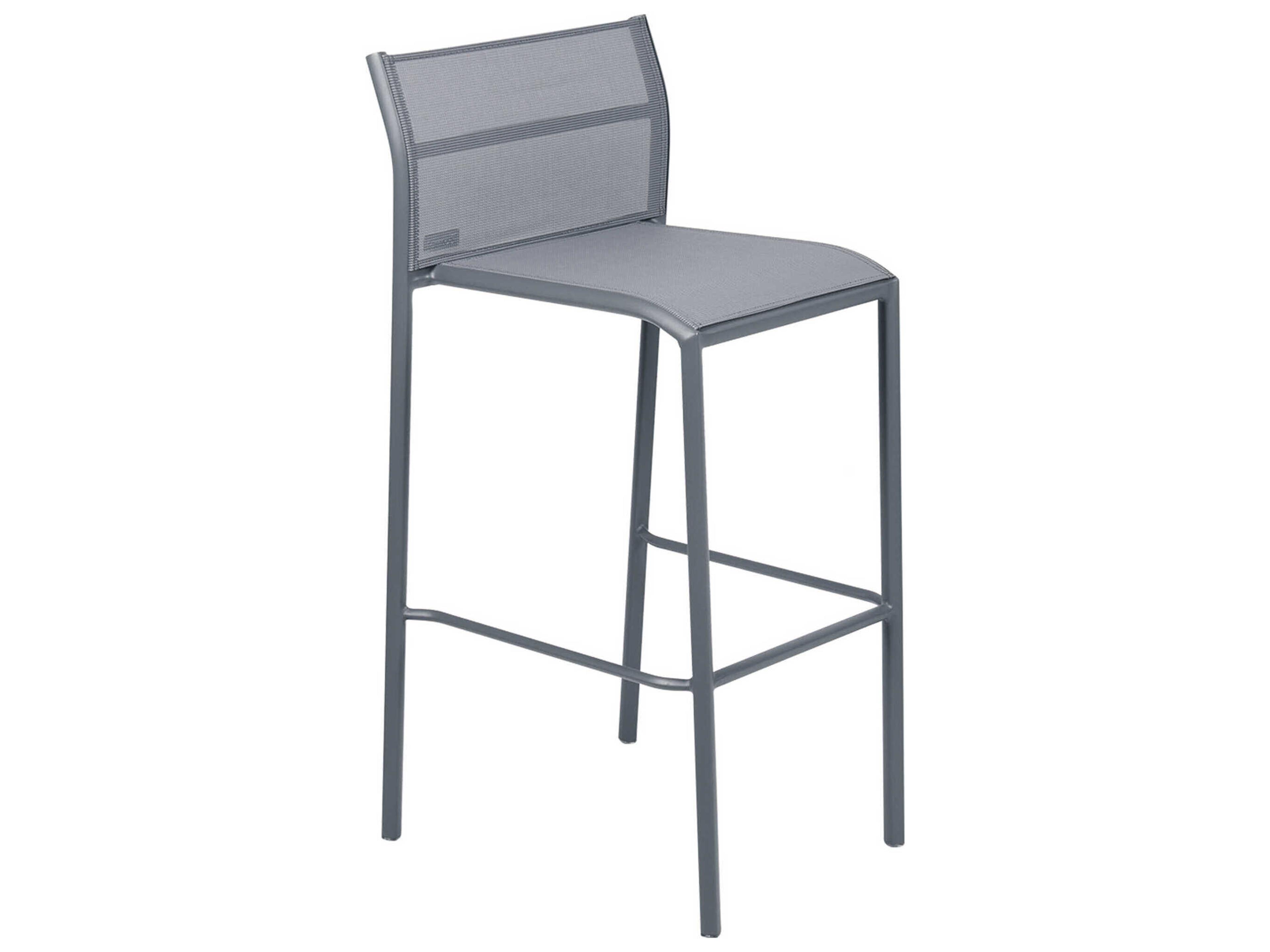 Fermob Cadiz Aluminum Sling Bar Stool Set of 4