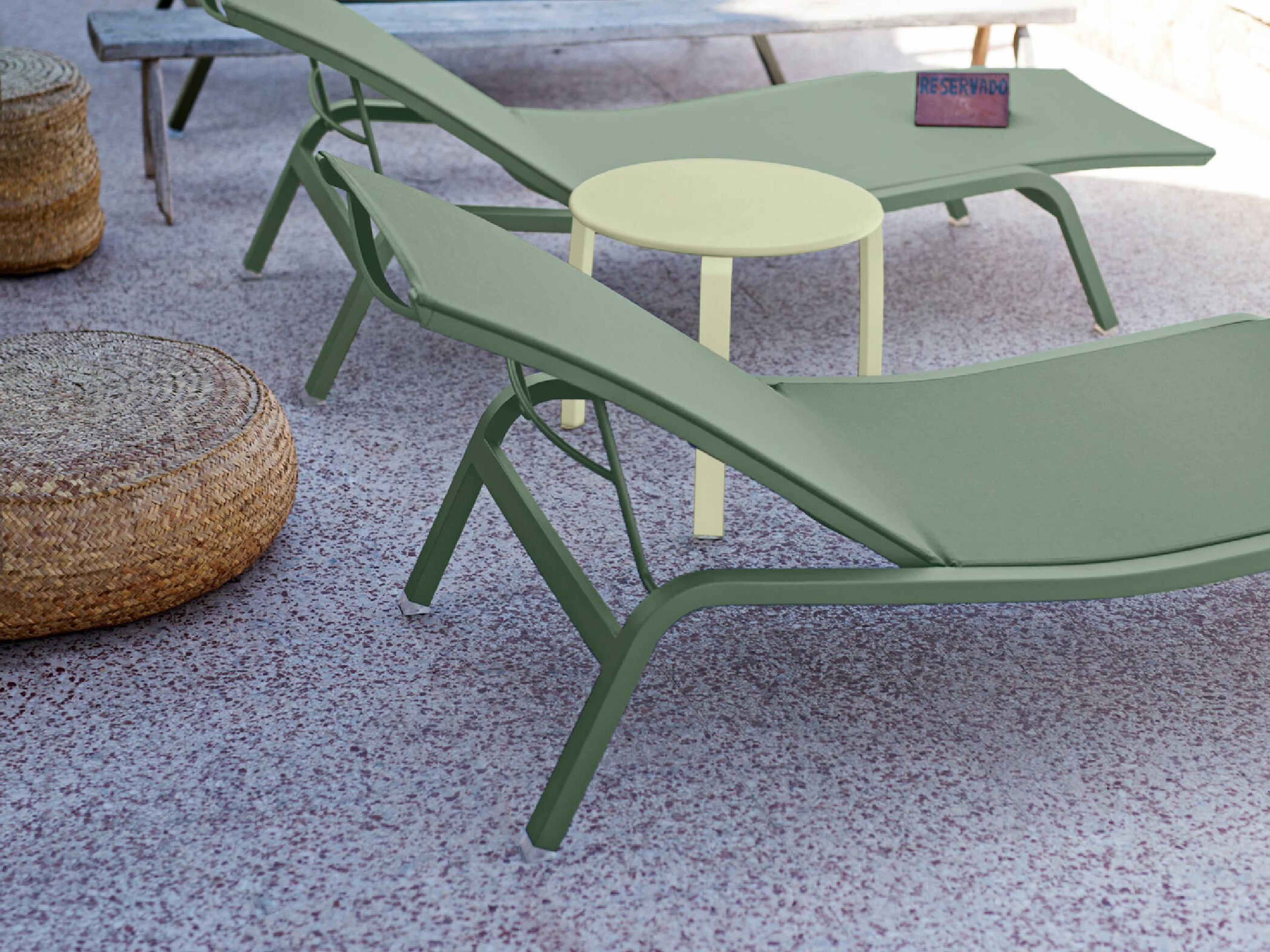 Fermob Alize XS Aluminum Sling Chaise Lounge