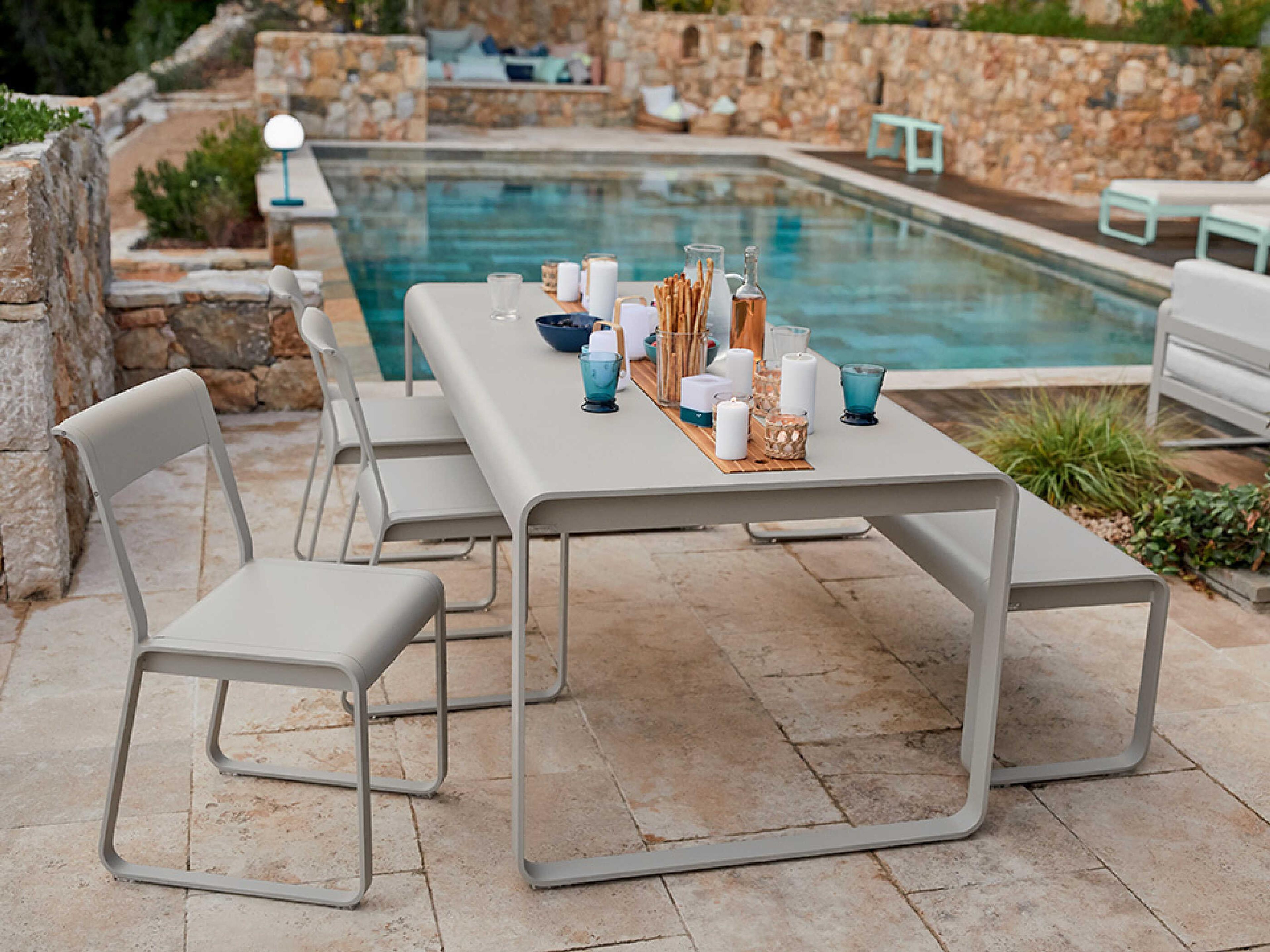 Bellevie Aluminum Dining Set
