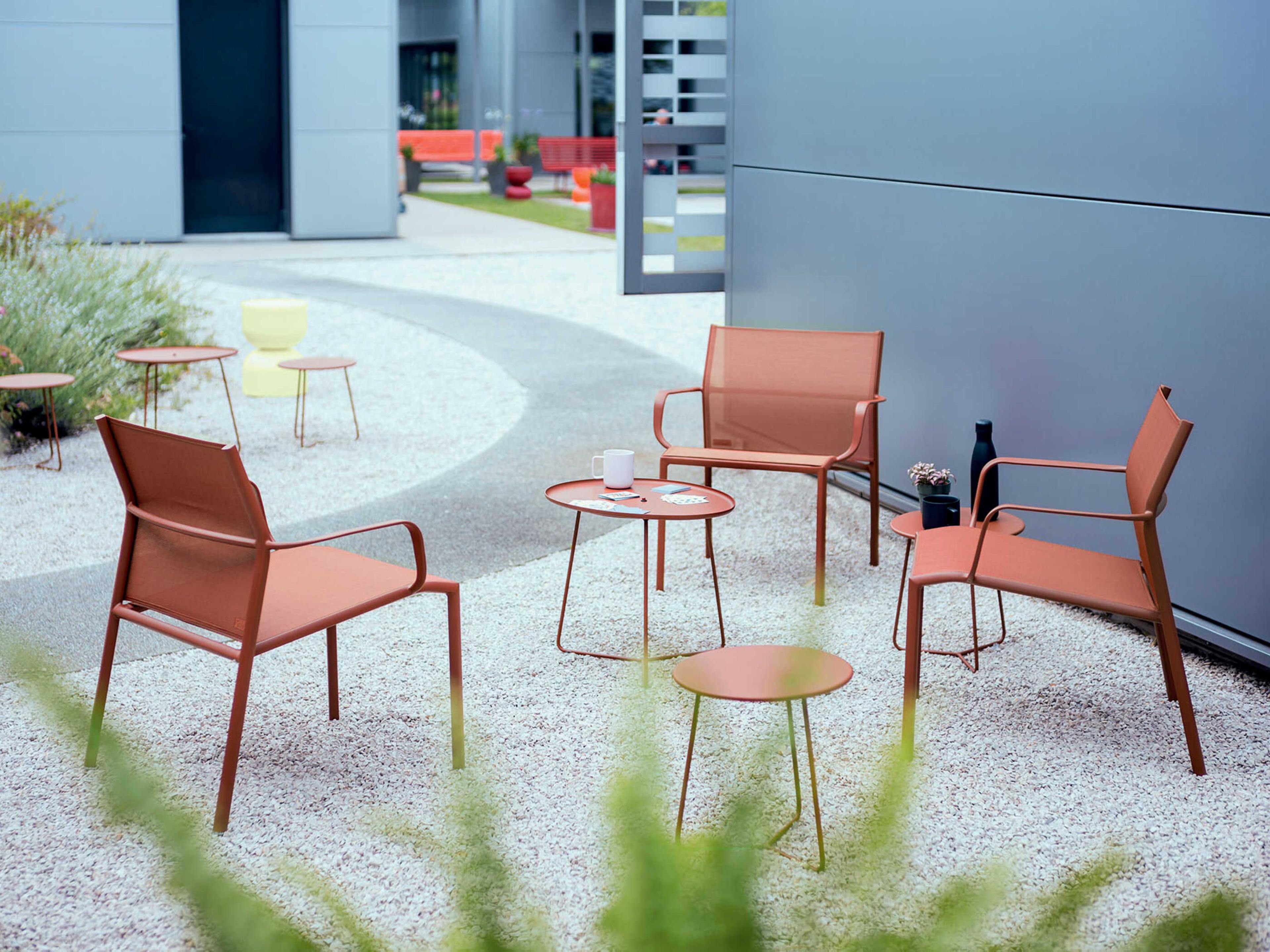 Cadiz Aluminum Sling Lounge Set