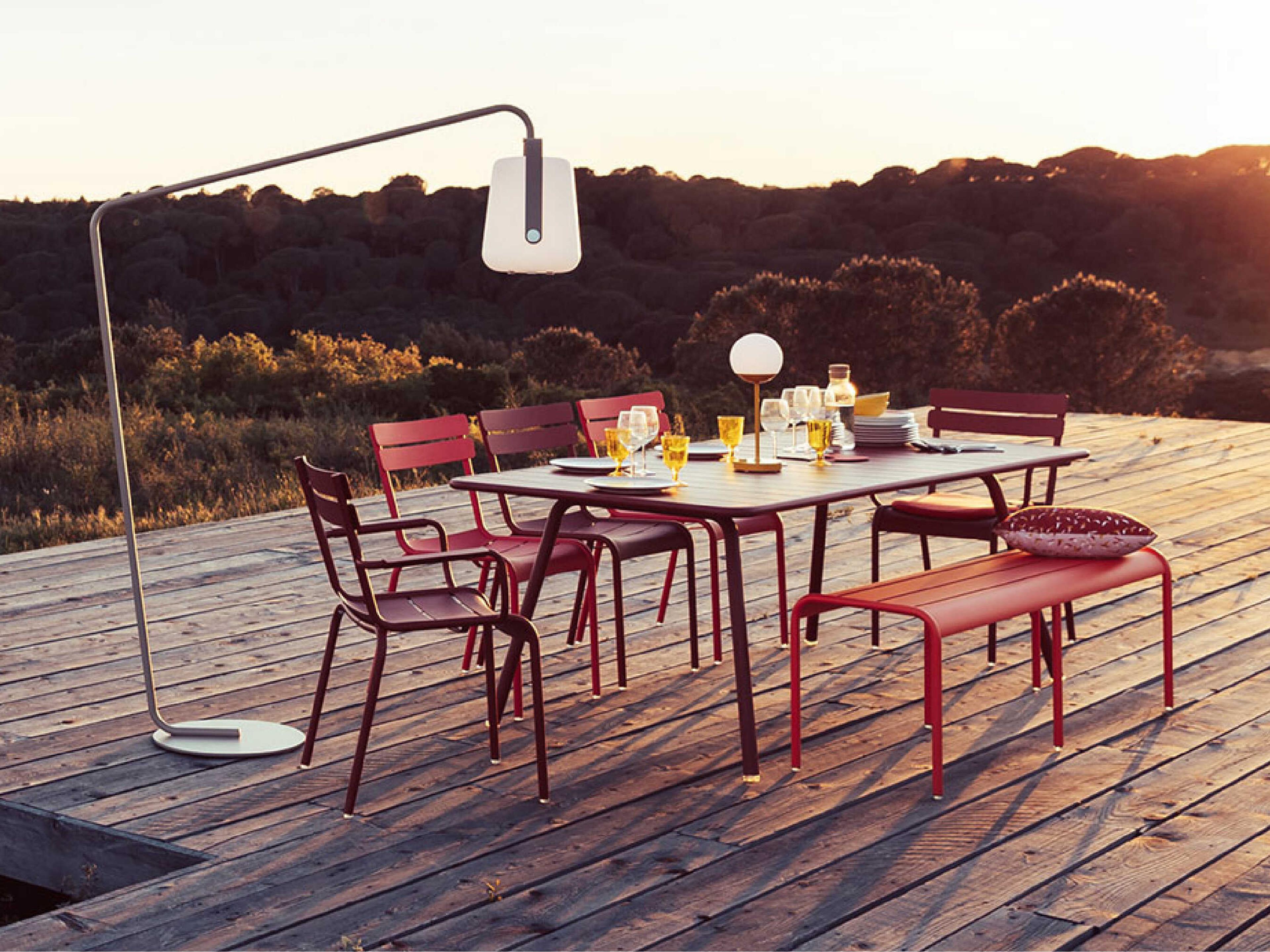 Luxembourg Aluminum Dining Set
