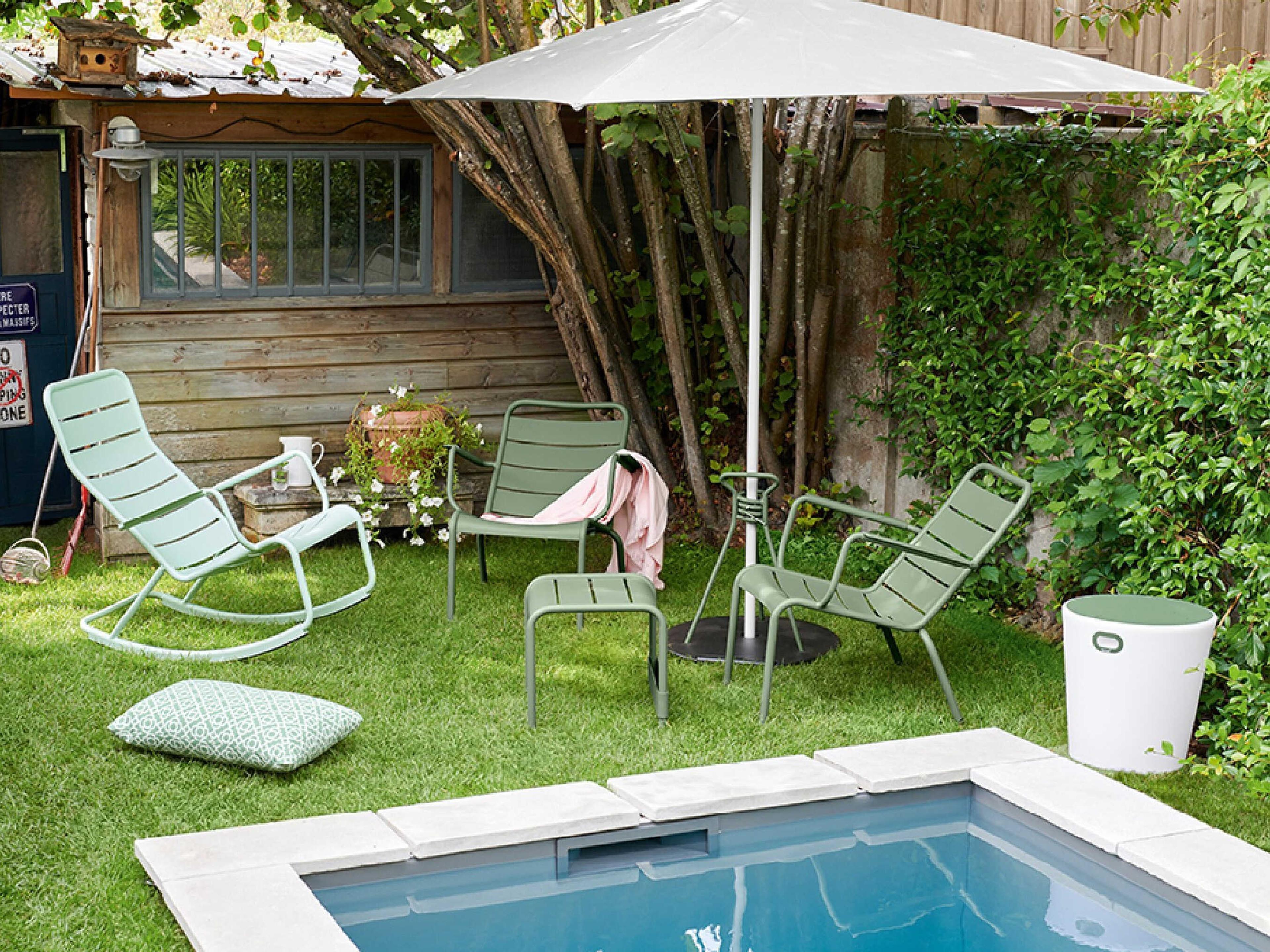 Luxembourg Aluminum Metal Lounge Set