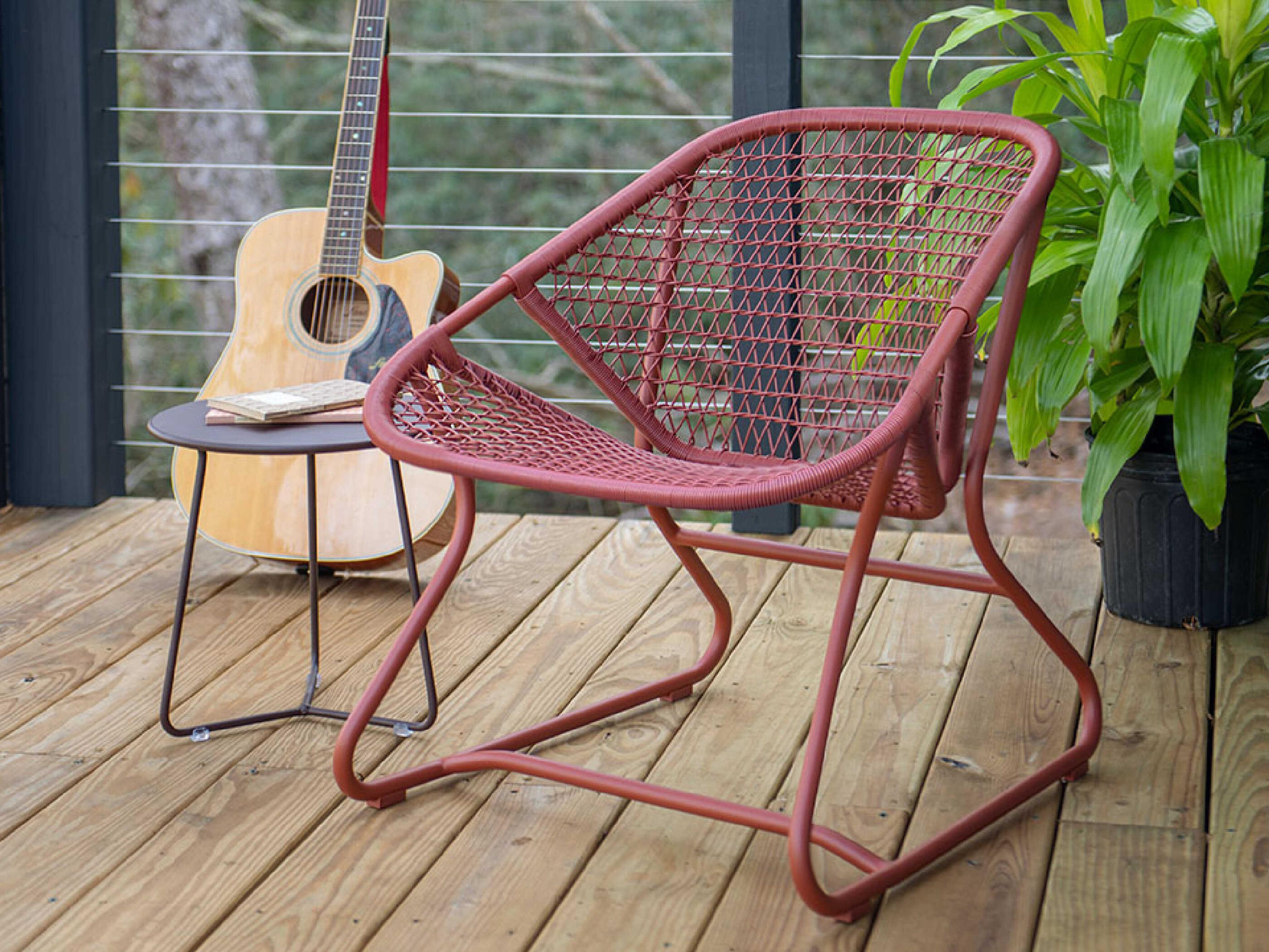 Sixties Aluminum Metal Lounge Set