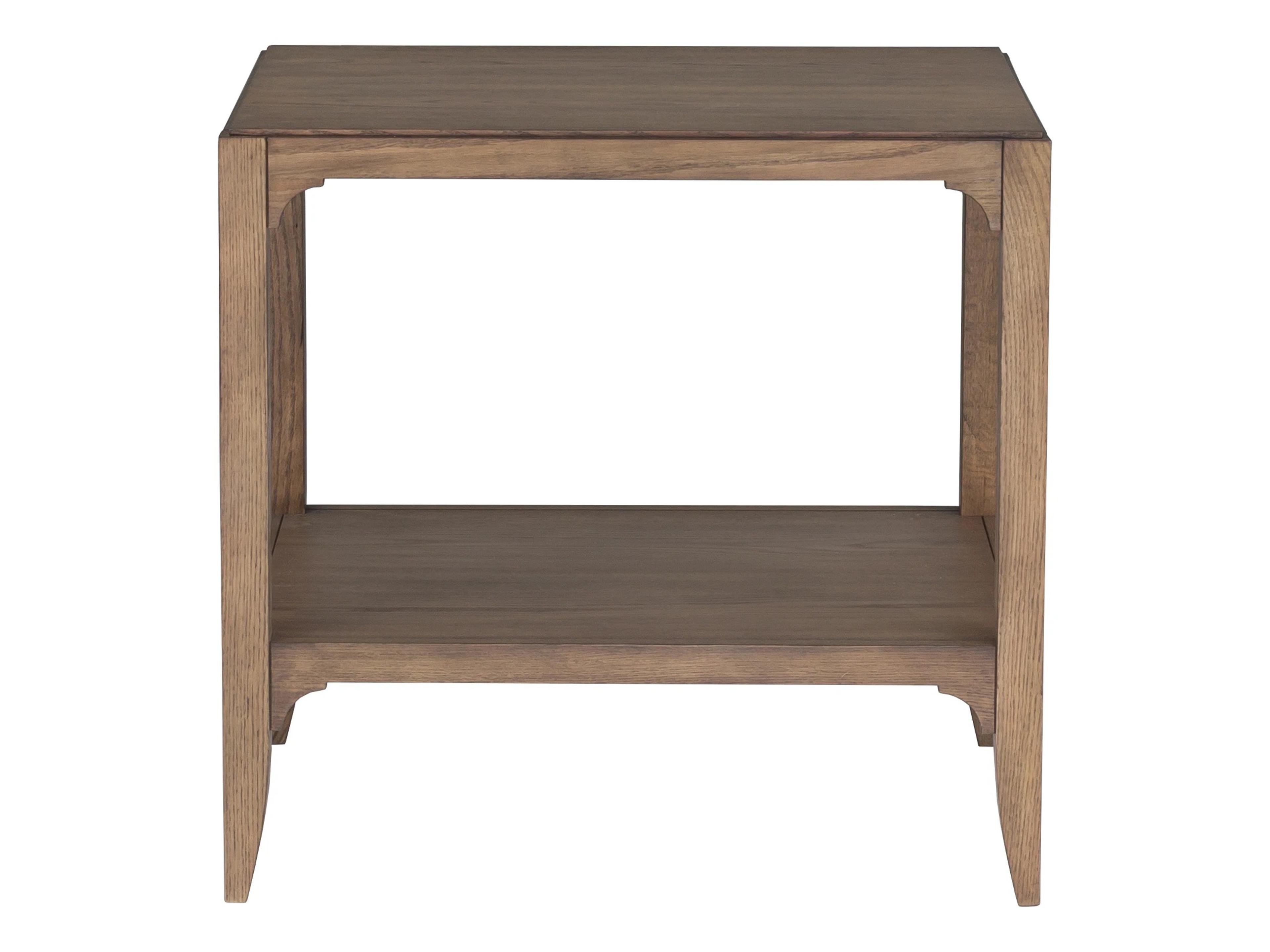 Fairfield Chair Callahan Rectangular Wood Louve End Table