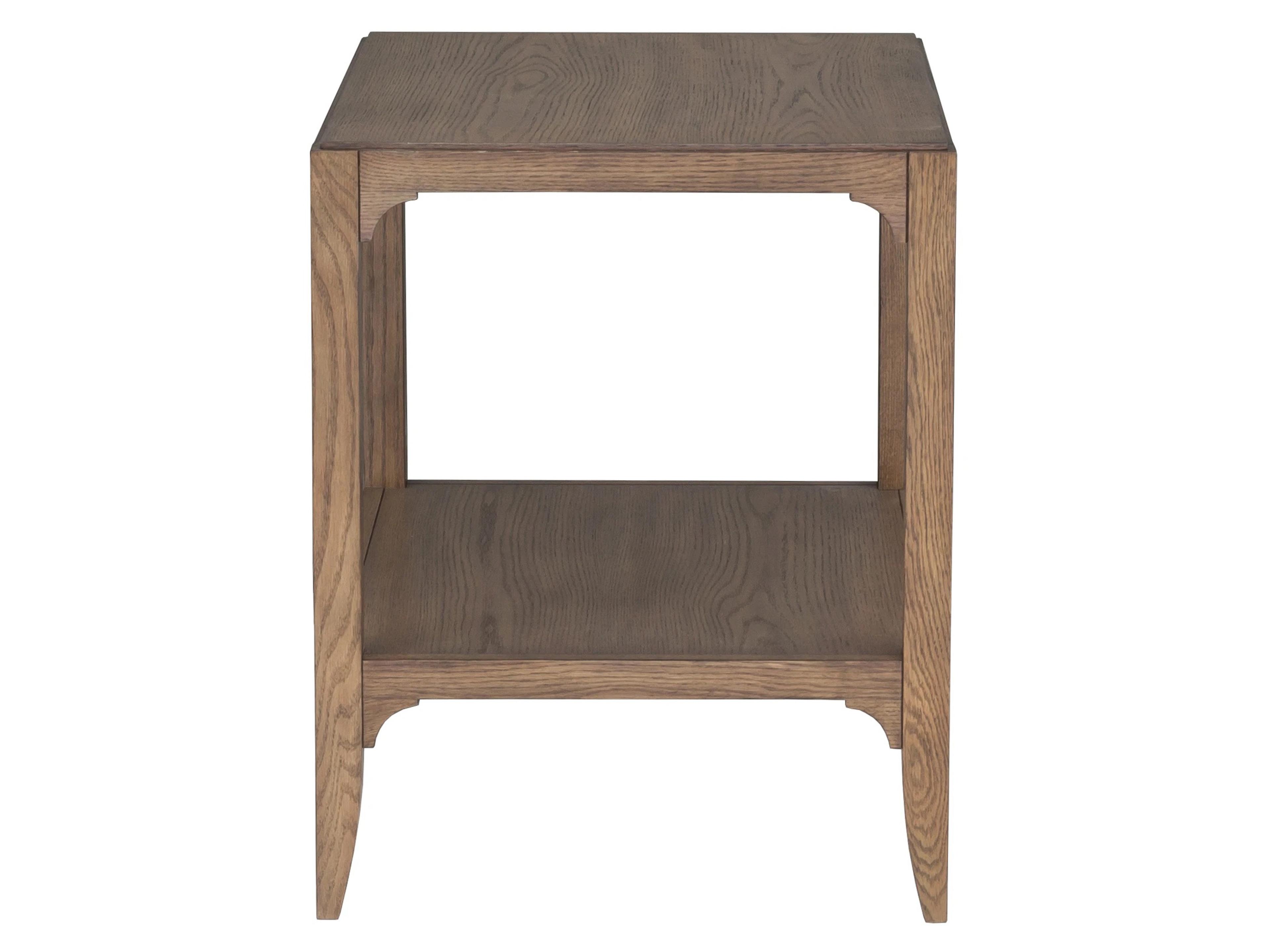Fairfield Chair Callahan Rectangular Wood Louve End Table