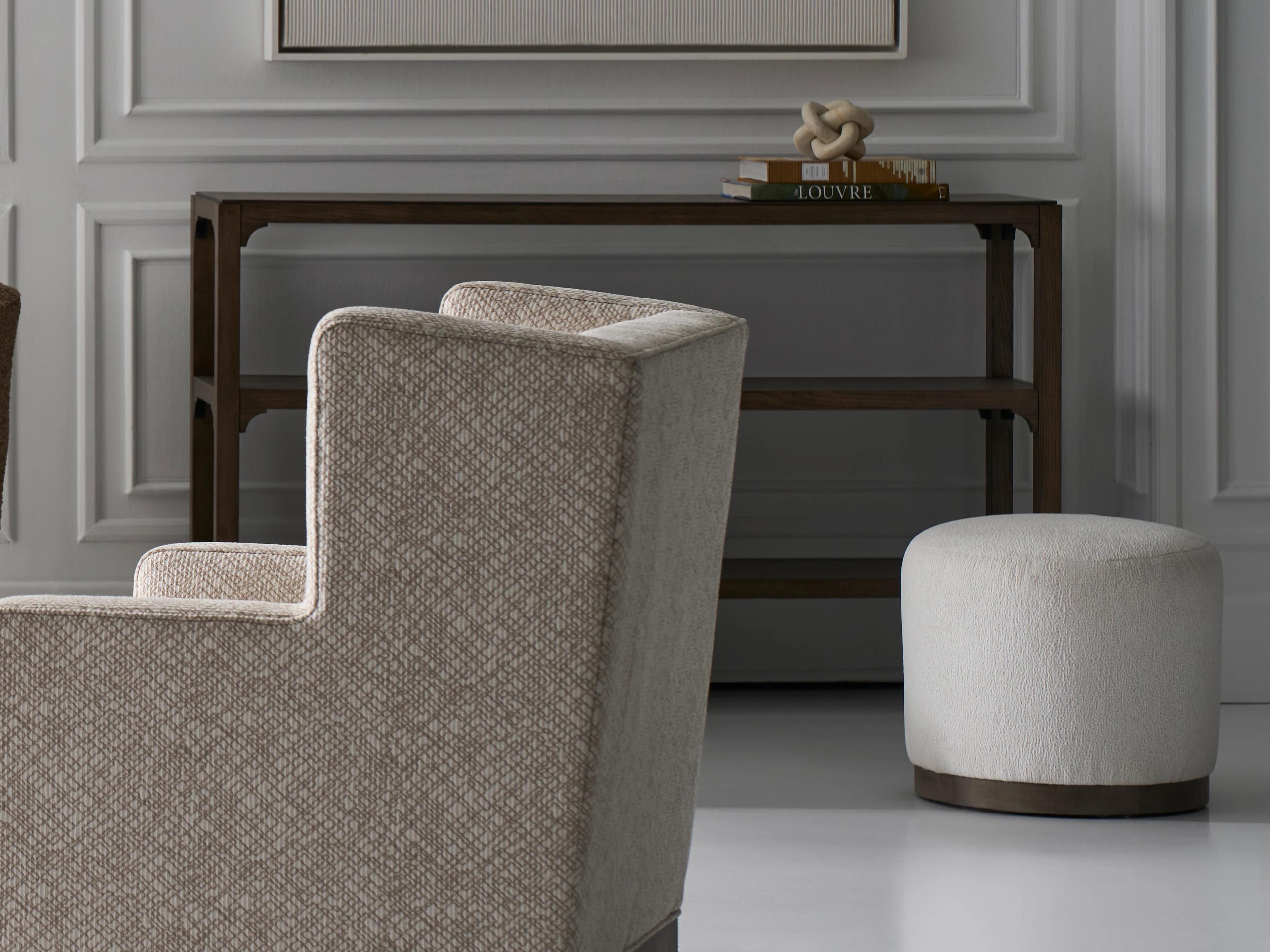 Fairfield Chair Callahan Rectangular Wood Louve Console Table