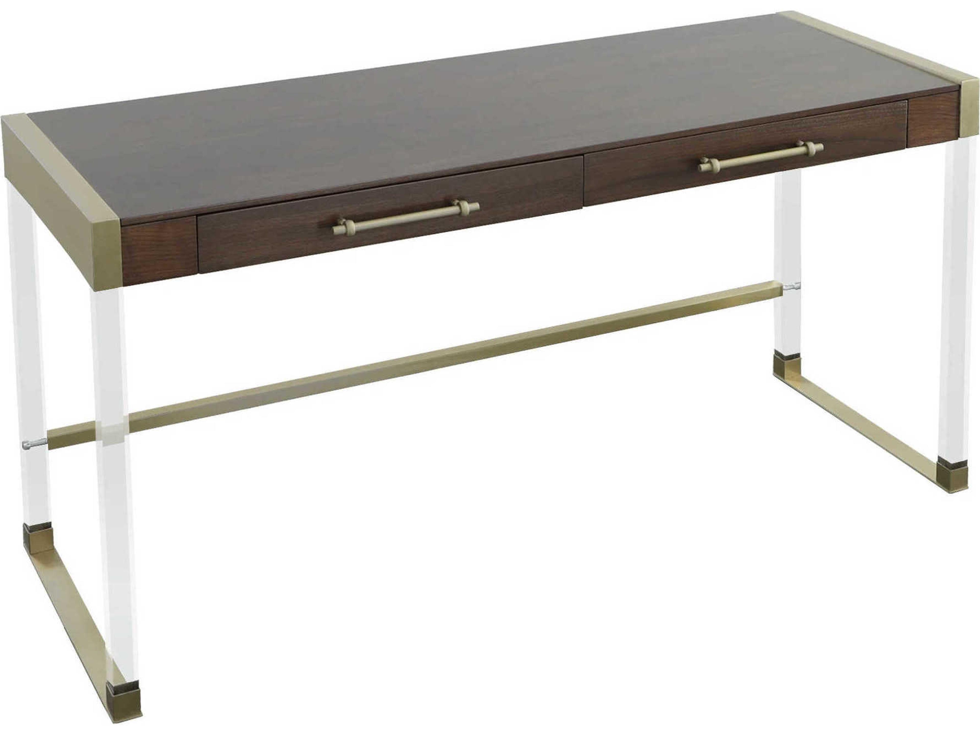 Fairfield Chair Libby Langdon Smoked Stone Brown Walnut Wood Writing Desk