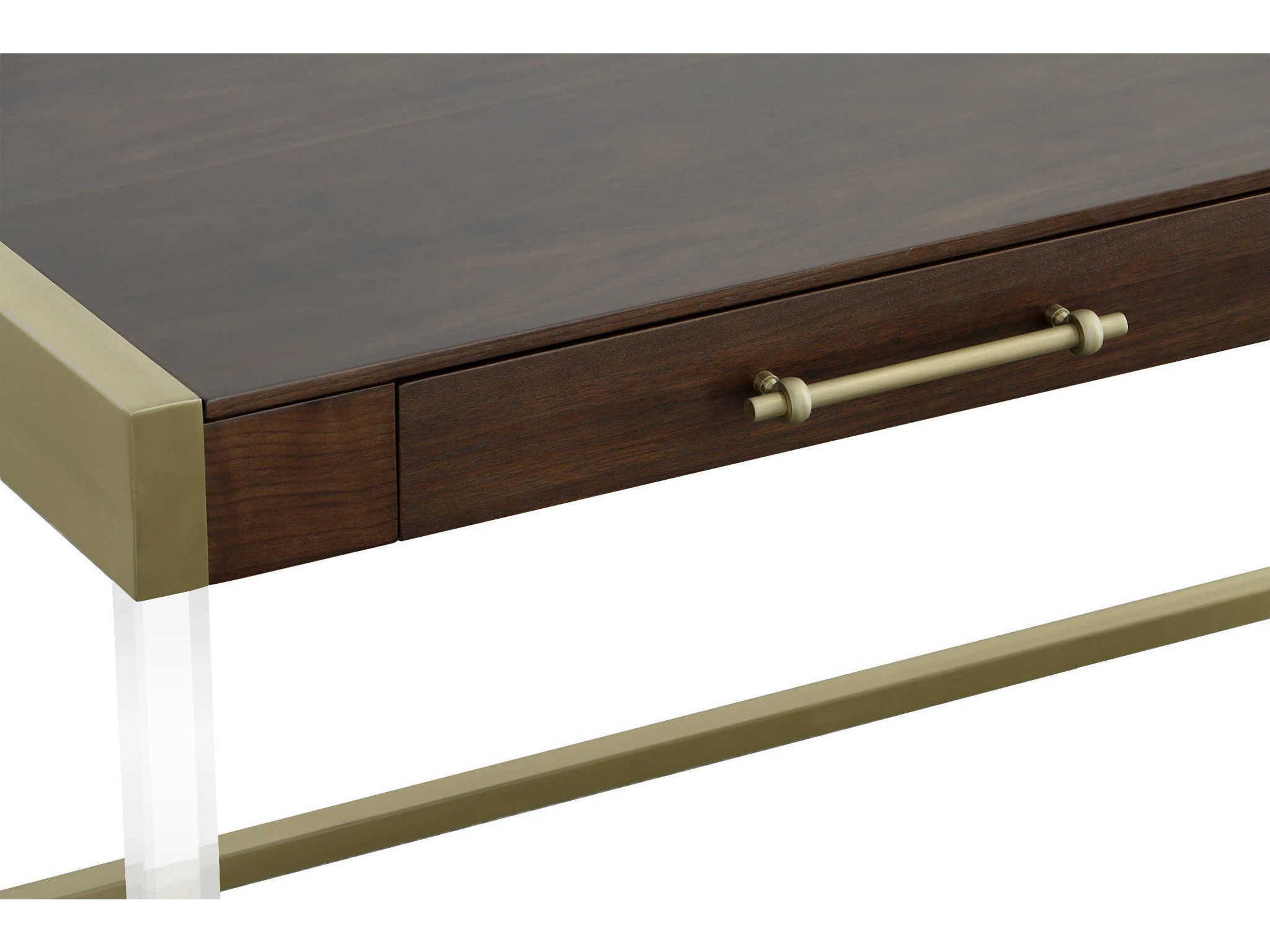 Fairfield Chair Libby Langdon Smoked Stone Brown Walnut Wood Writing Desk