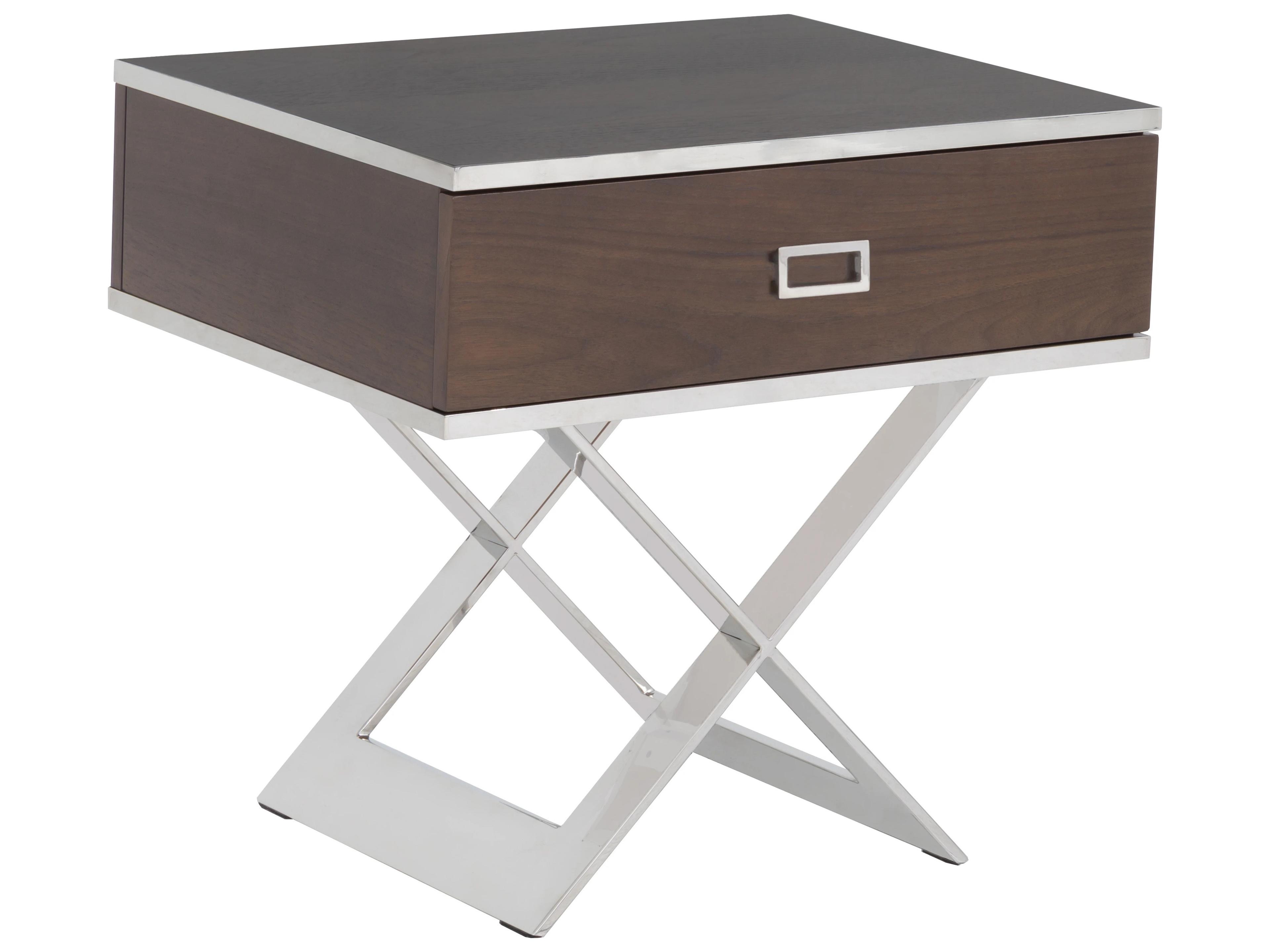 Libby Langdon For Fairfield Rectangular Wood End Table