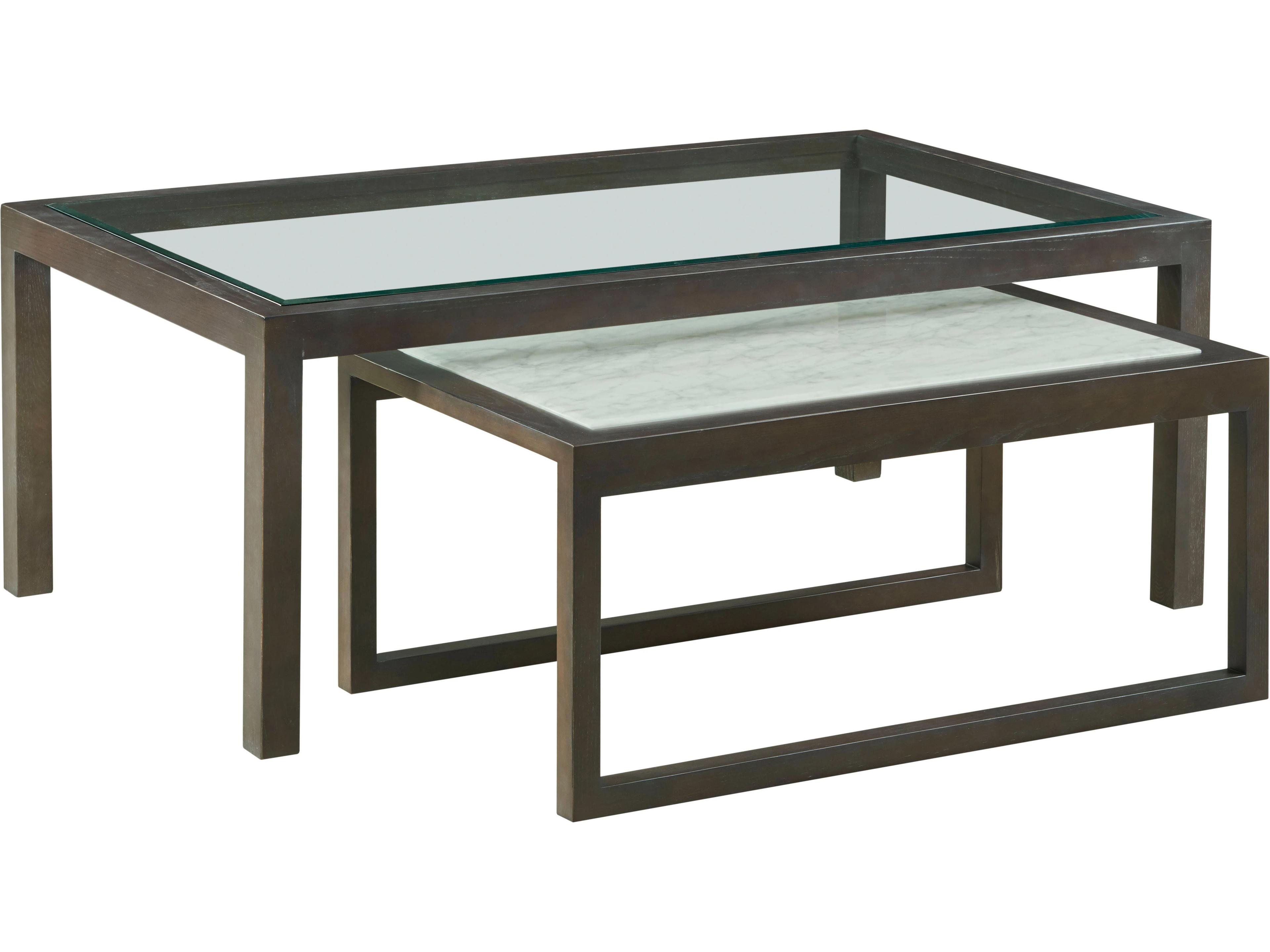 Libby Langdon For Fairfield Rectangular Marble Coffee Table