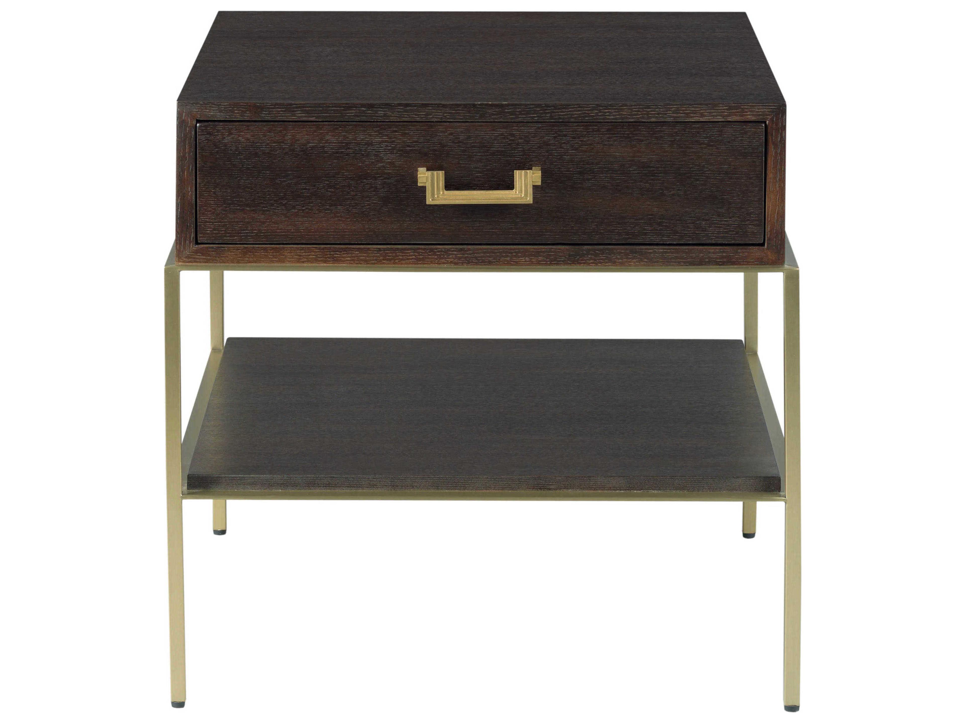 Fairfield Chair Libby Langdon Square Wood Dark Sable End Table