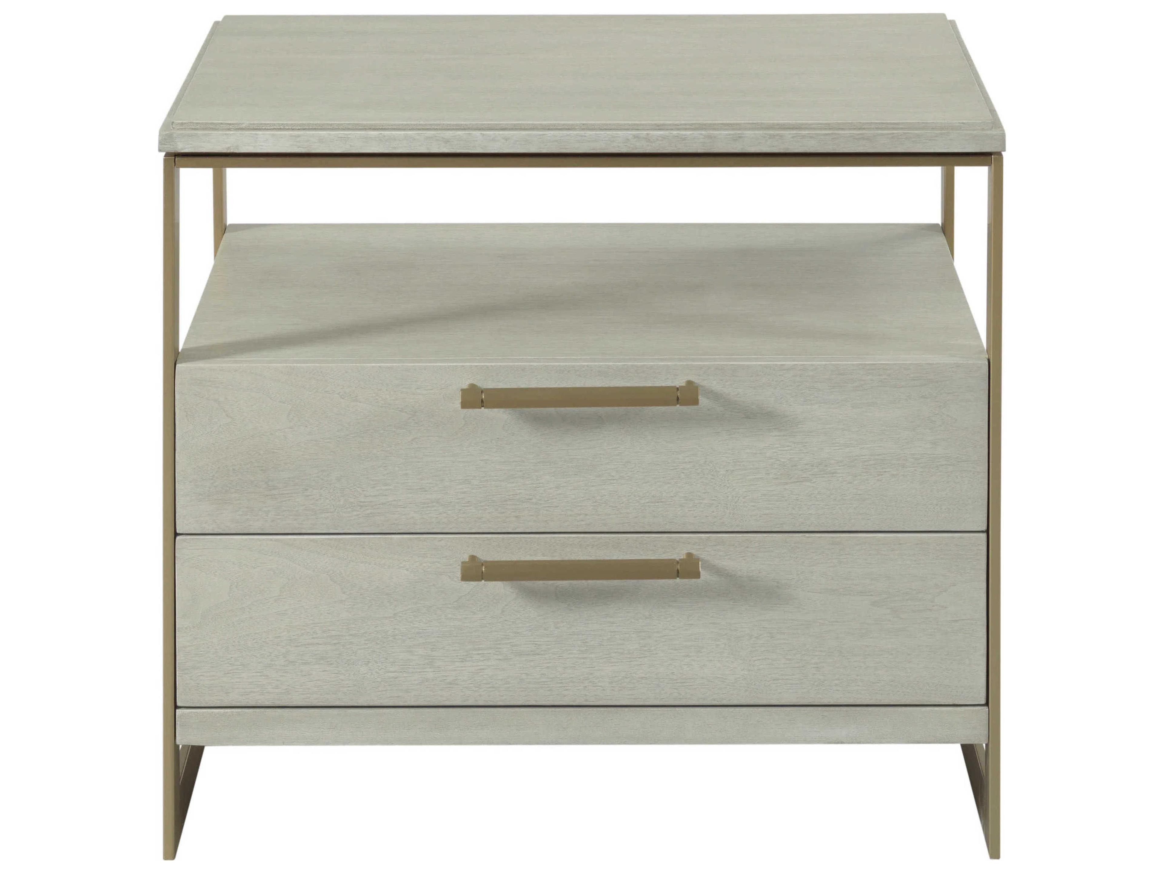 Fairfield Chair Libby Langdon Rectangular Wood Sheer Dove End Table