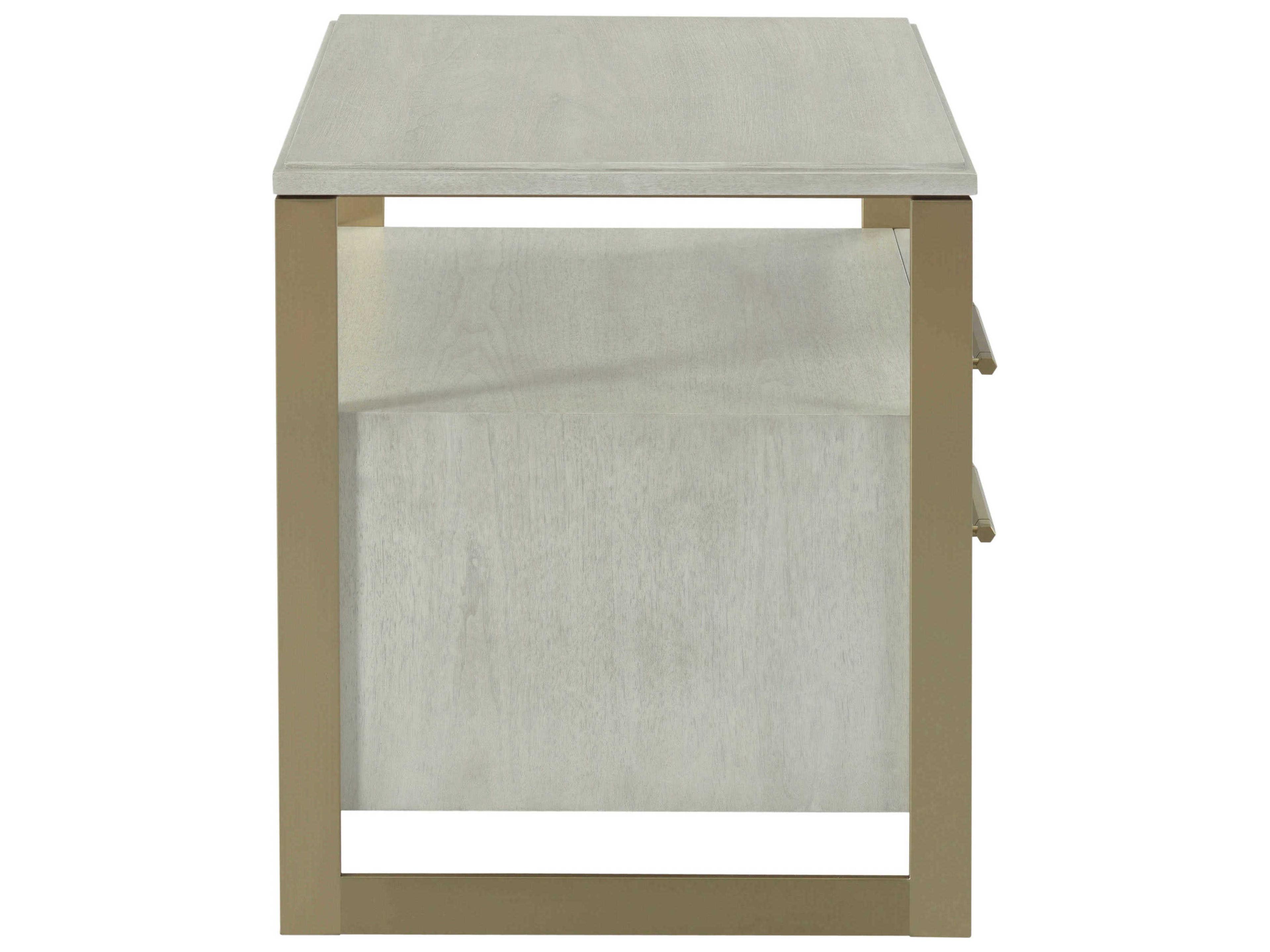 Fairfield Chair Libby Langdon Rectangular Wood Sheer Dove End Table