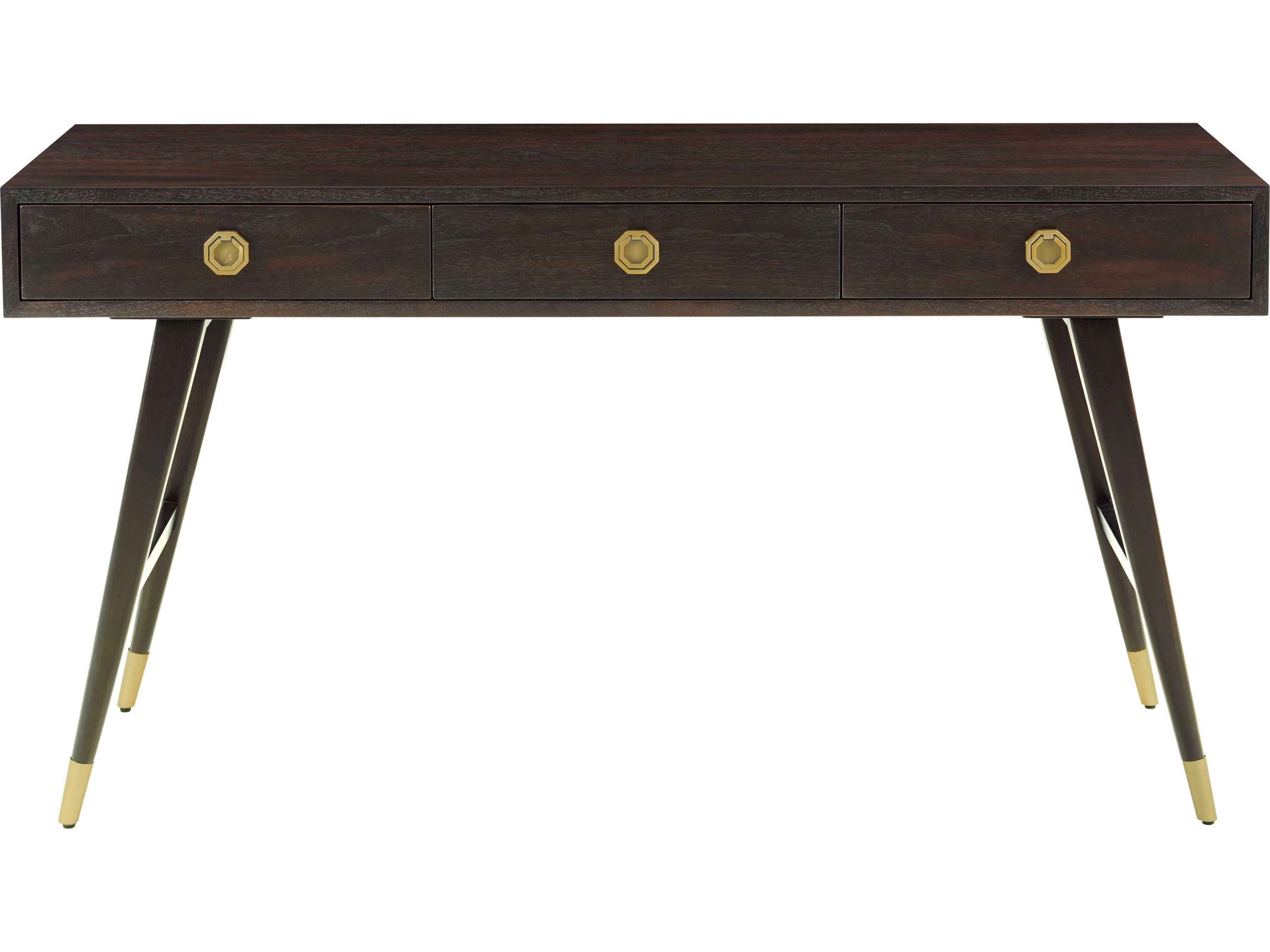 Fairfield Chair Libby Langdon Hexagon Wood Dark Sable Console Table