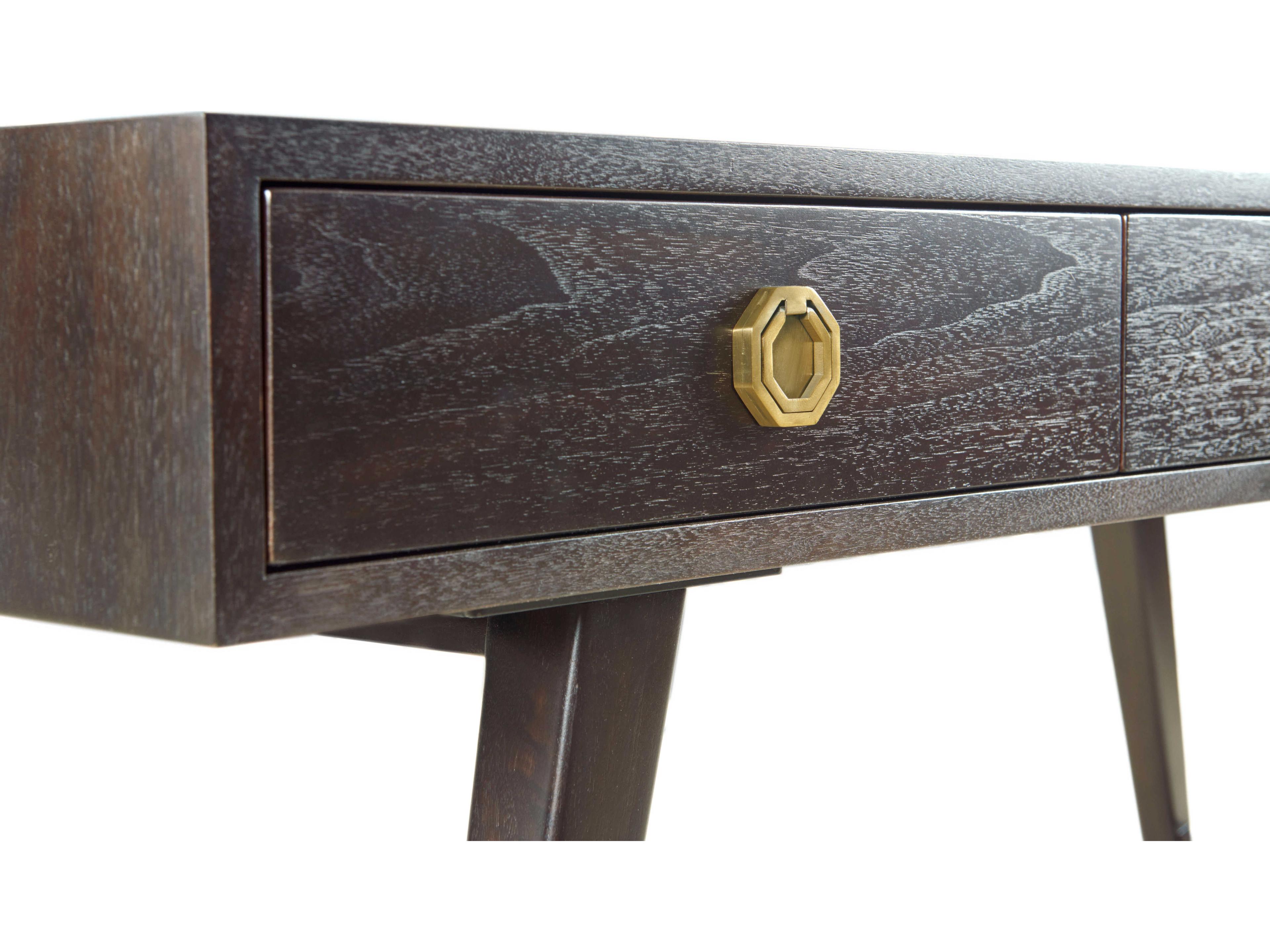 Fairfield Chair Libby Langdon Hexagon Wood Dark Sable Console Table