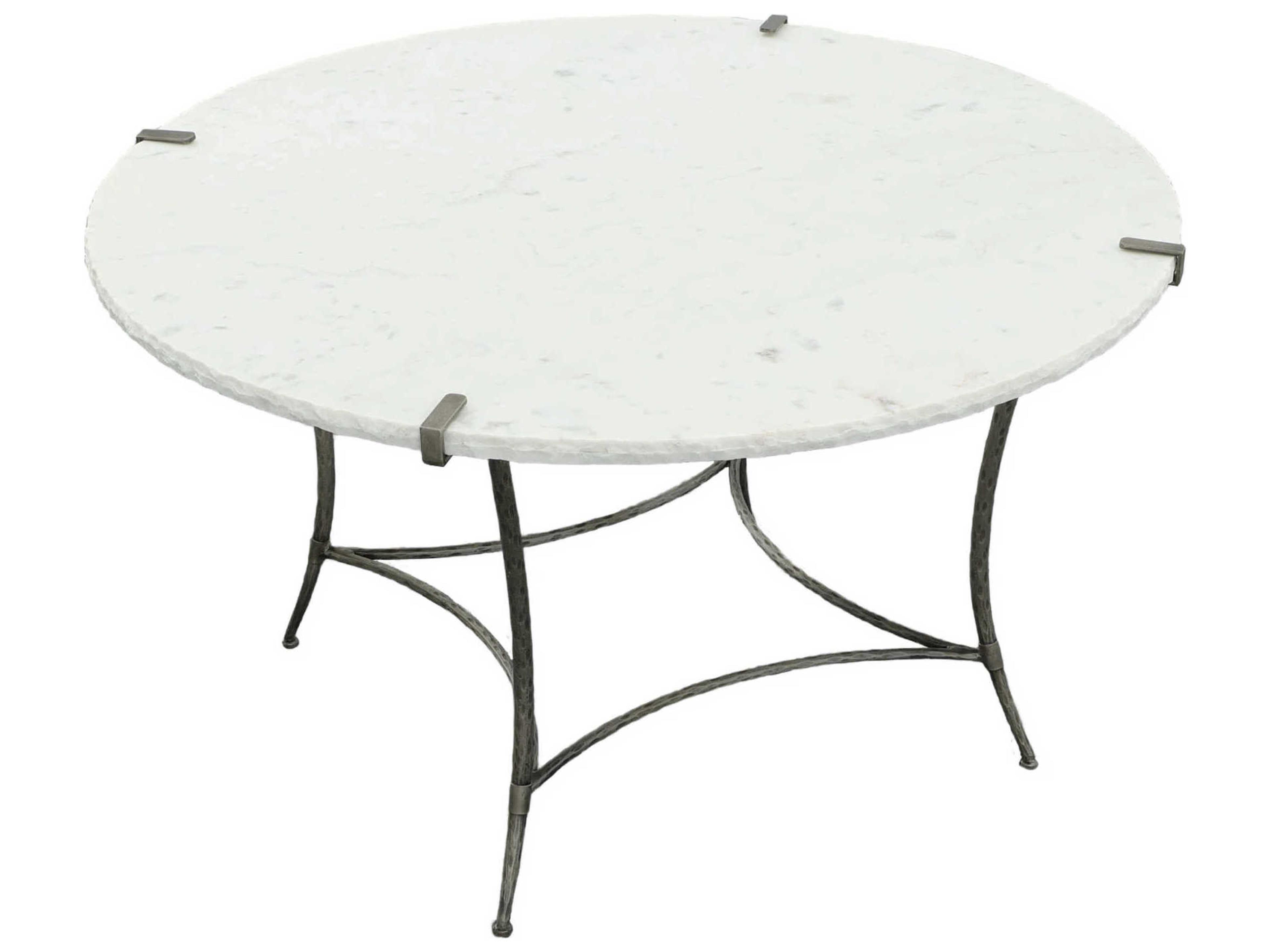 Fairfield Chair Palermo Round Marble Dining Table