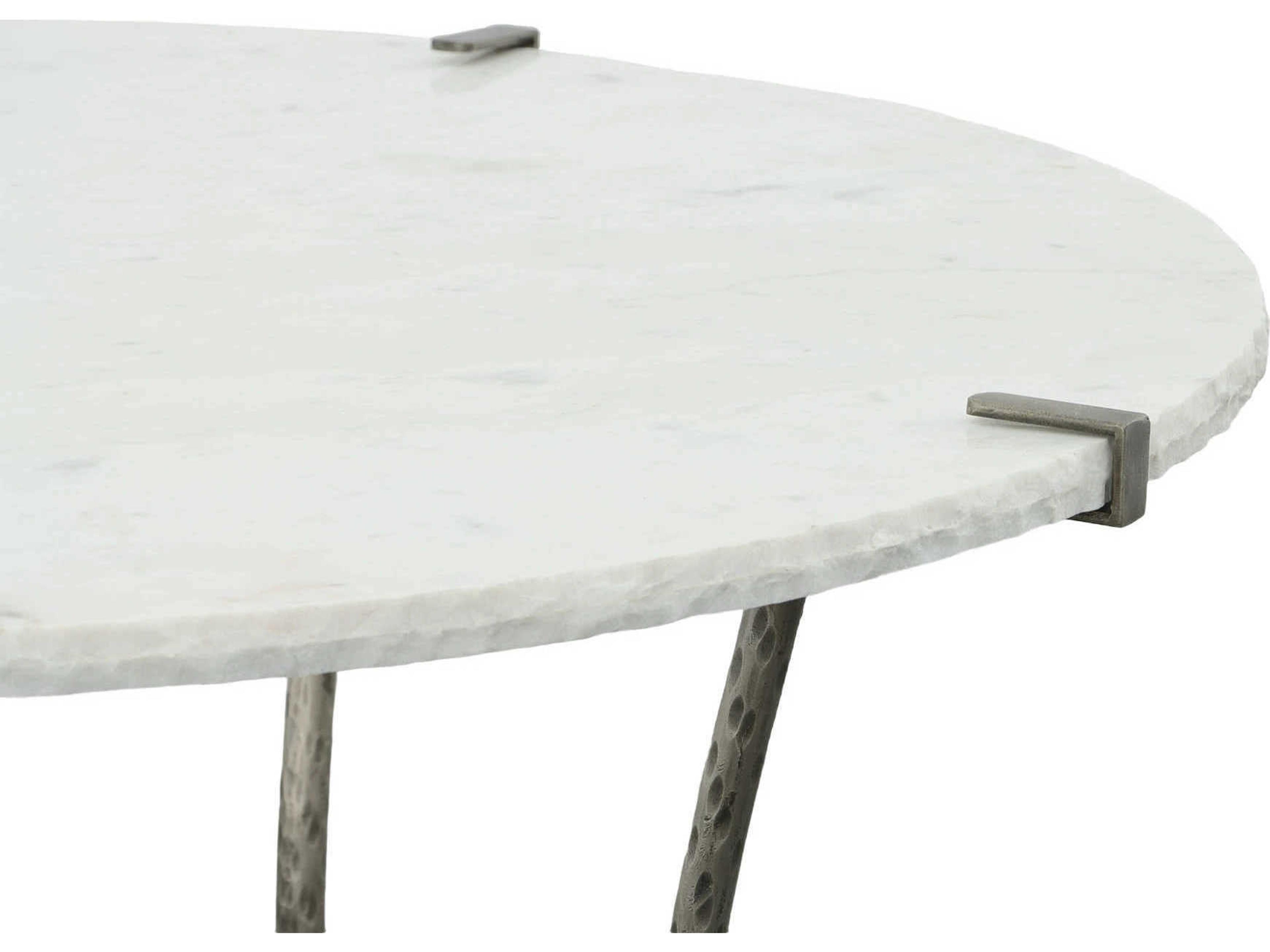 Fairfield Chair Palermo Round Marble Dining Table