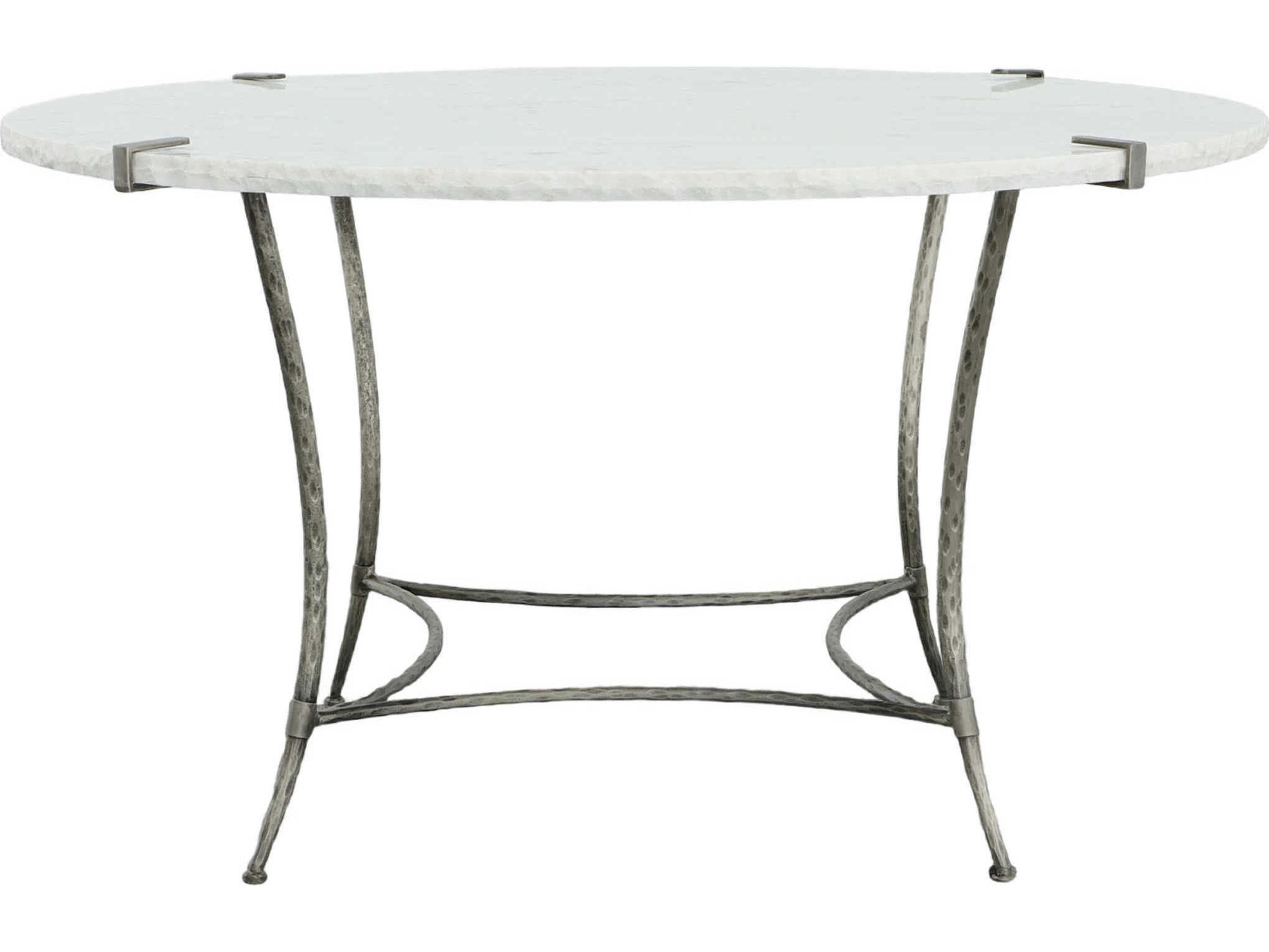 Fairfield Chair Palermo Round Marble Dining Table