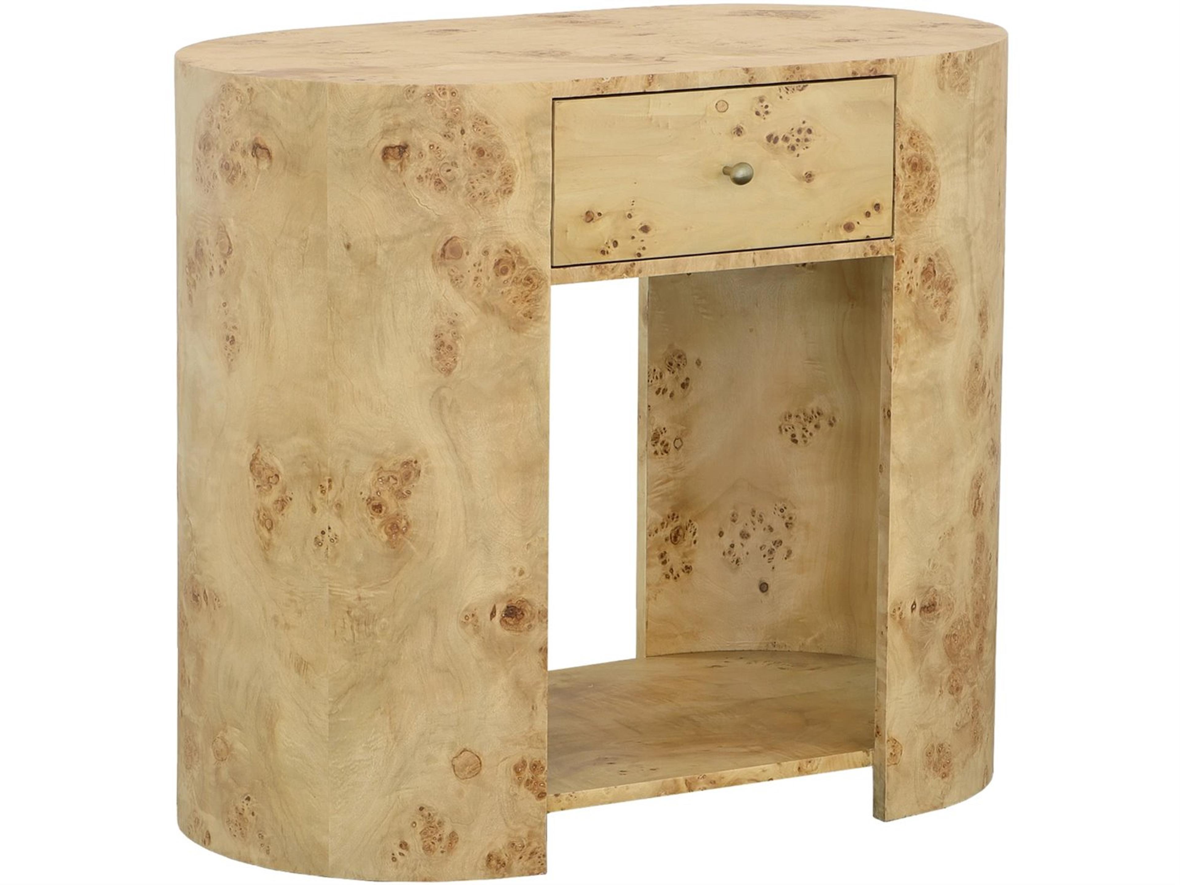 Sequoia Oval Wood End Table