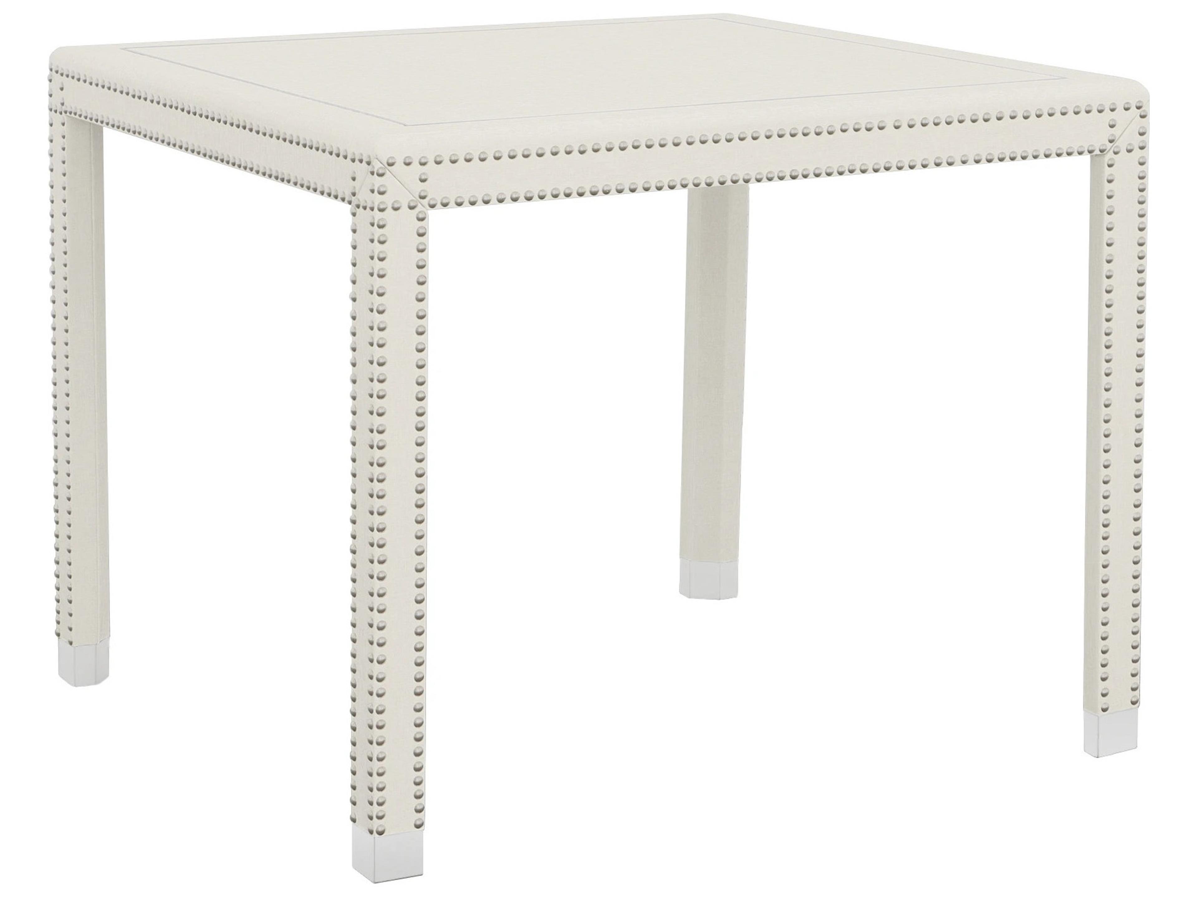 Beverly Square Faux Leather End Table