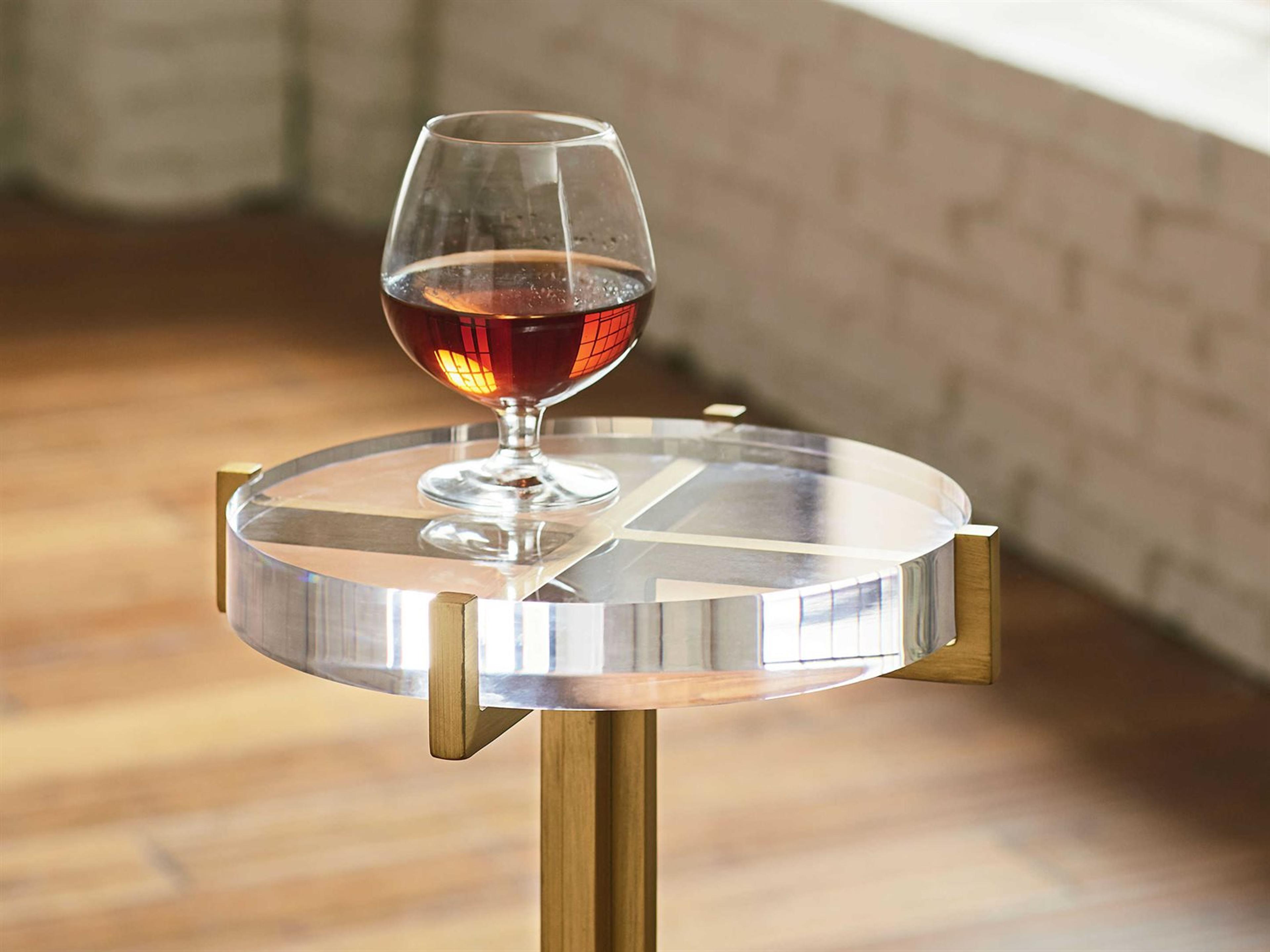 Fairfield Chair Lindsay Round Acrylic End Table