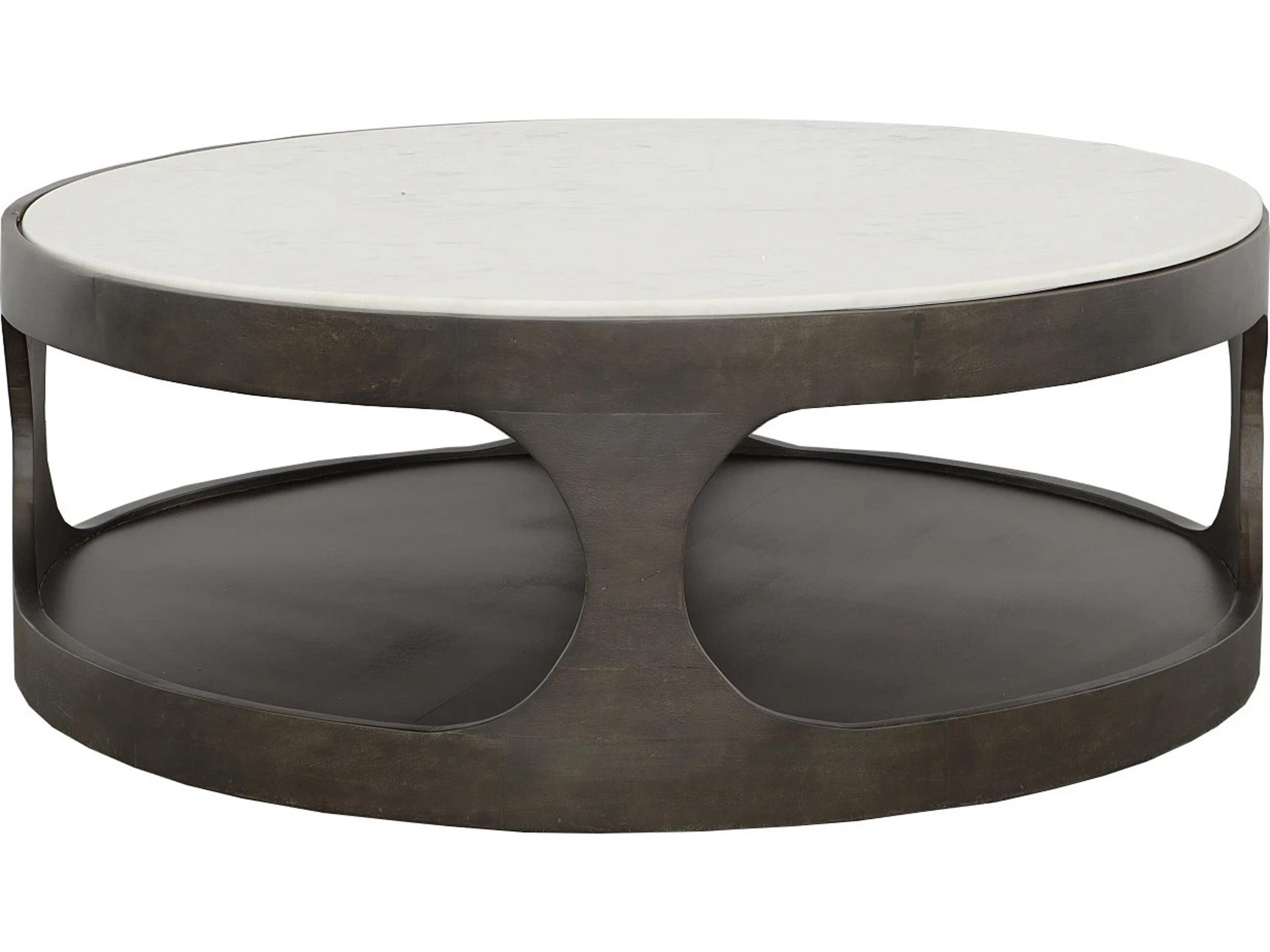 Fairfield Chair Ashbury Round Marble Coffee Table