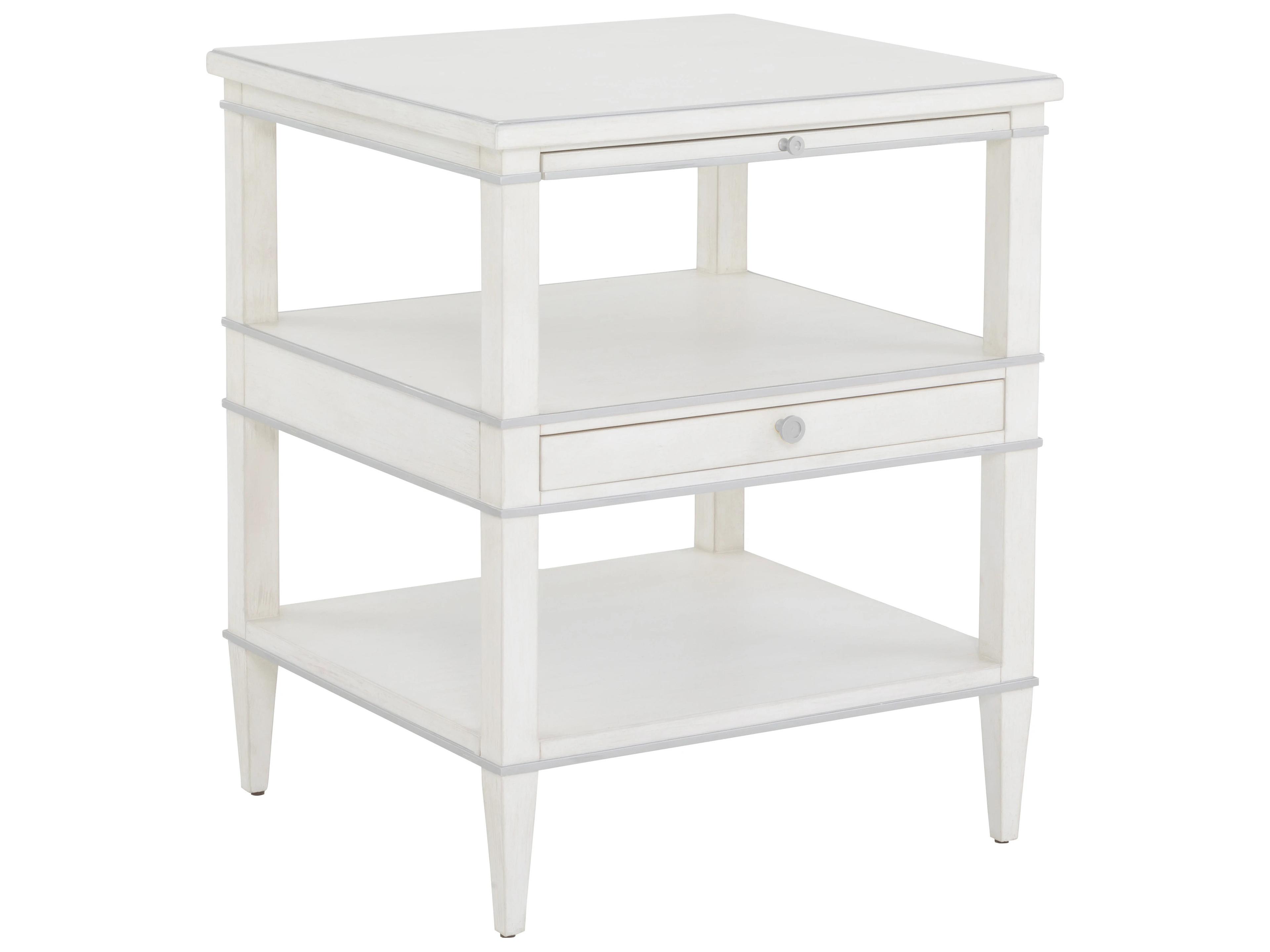 Camille Rectangular Wood End Table