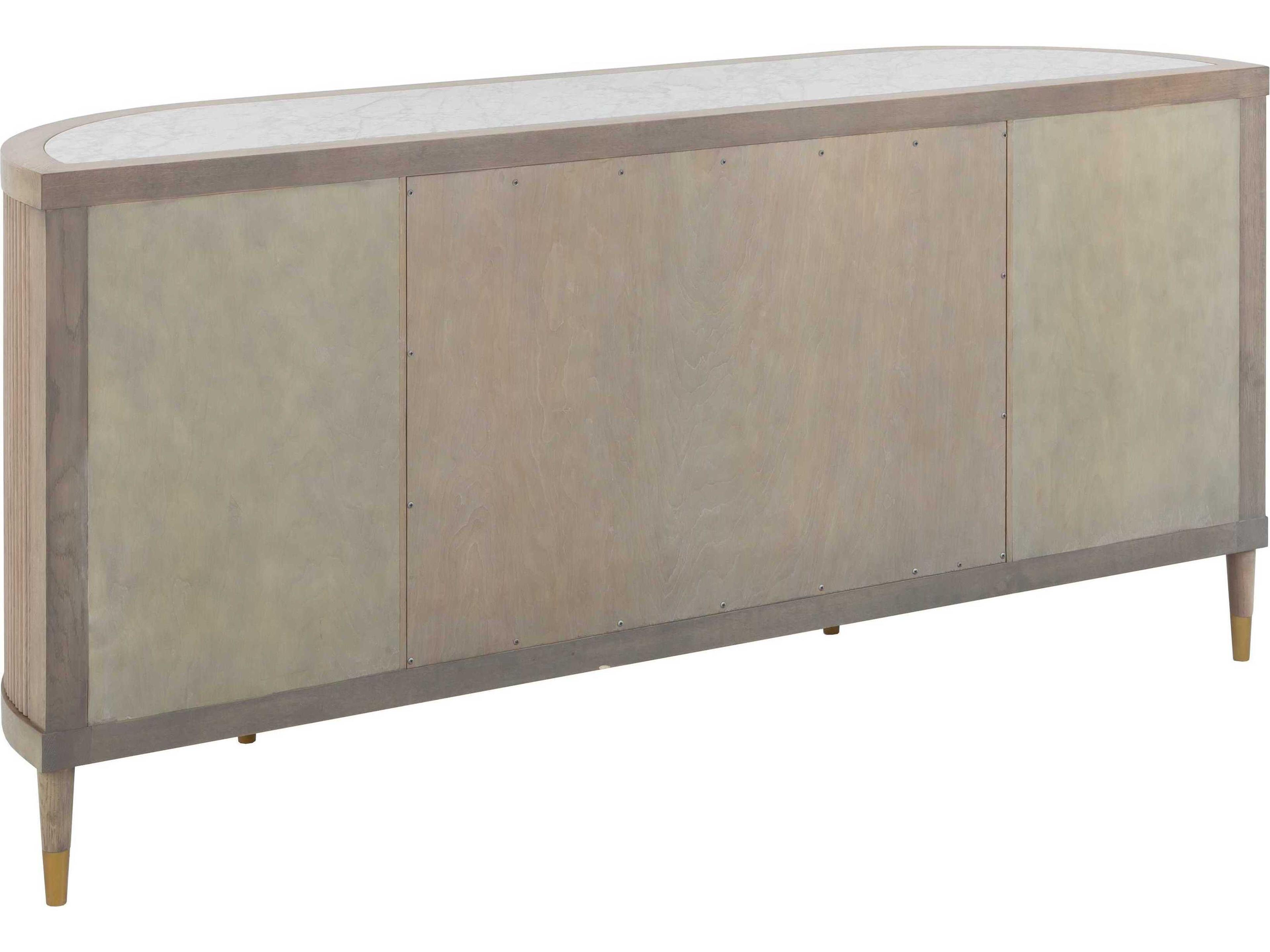 Fairfield Chair Everett 72" Oak Wood Biscotti Credenza