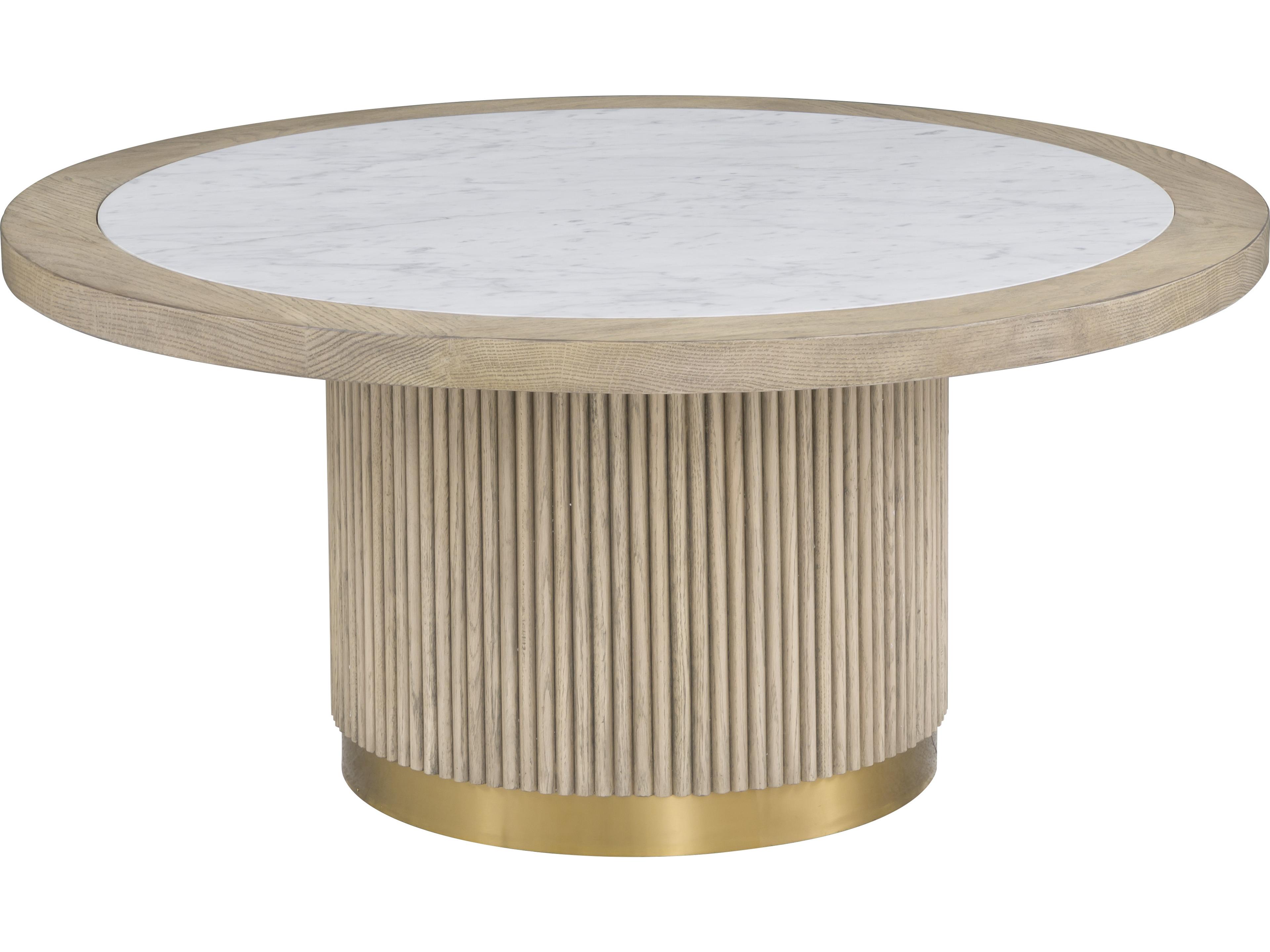Everett Round Marble Coffee Table
