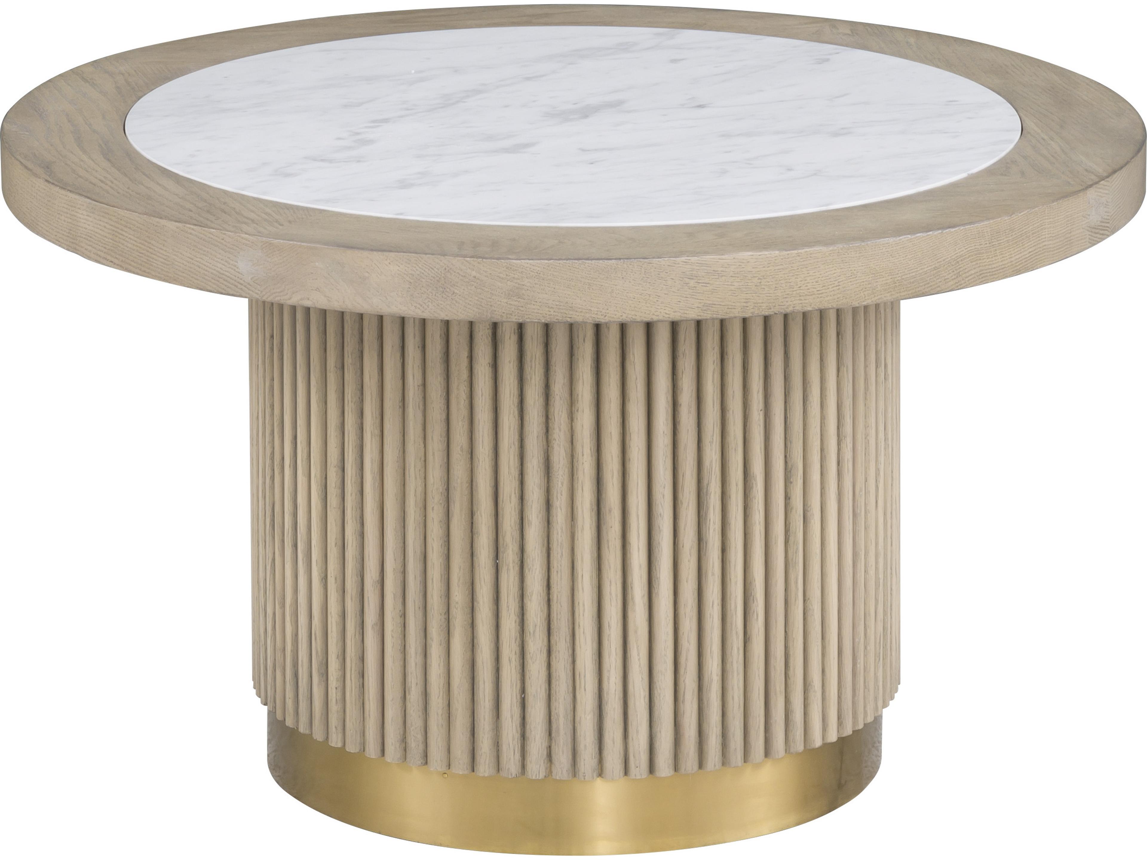 Everett Round Marble Coffee Table