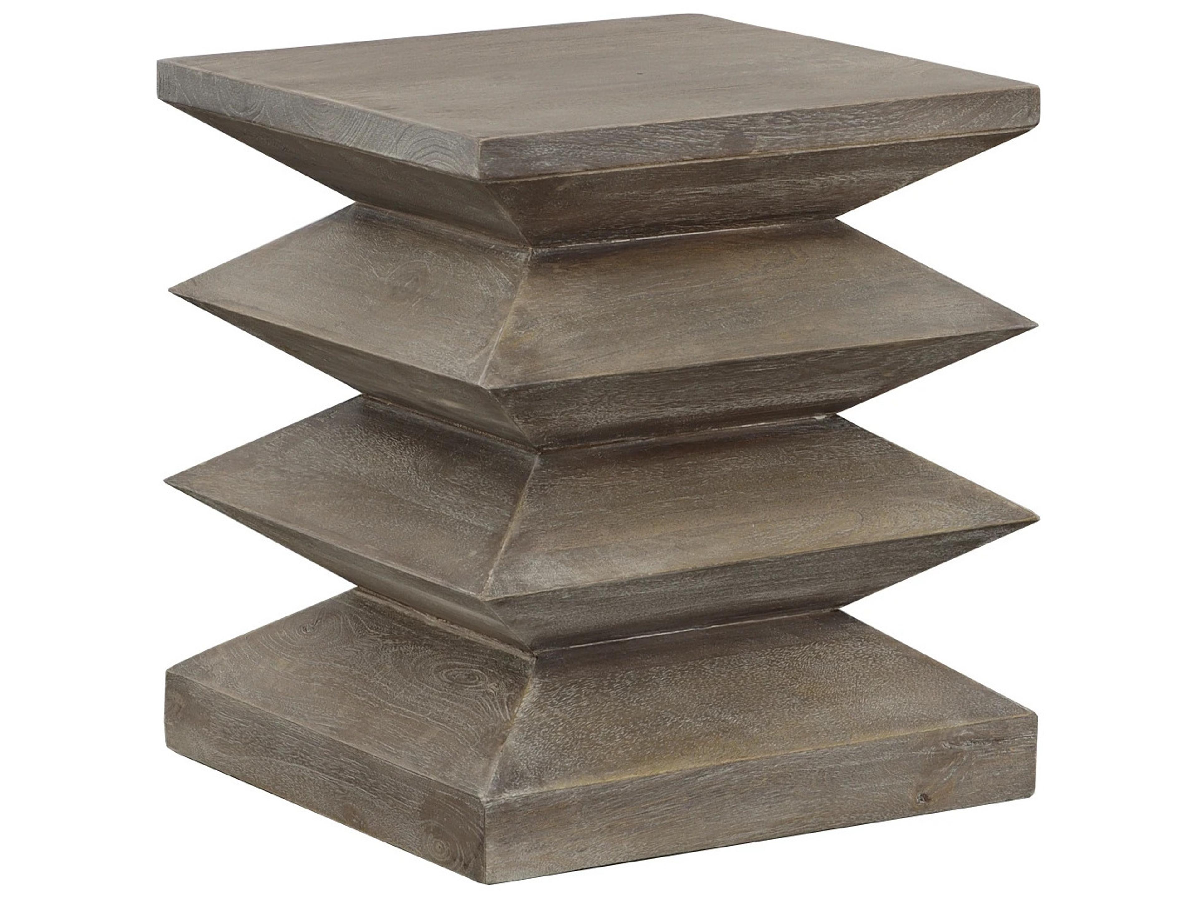 Ashbury Square Wood End Table