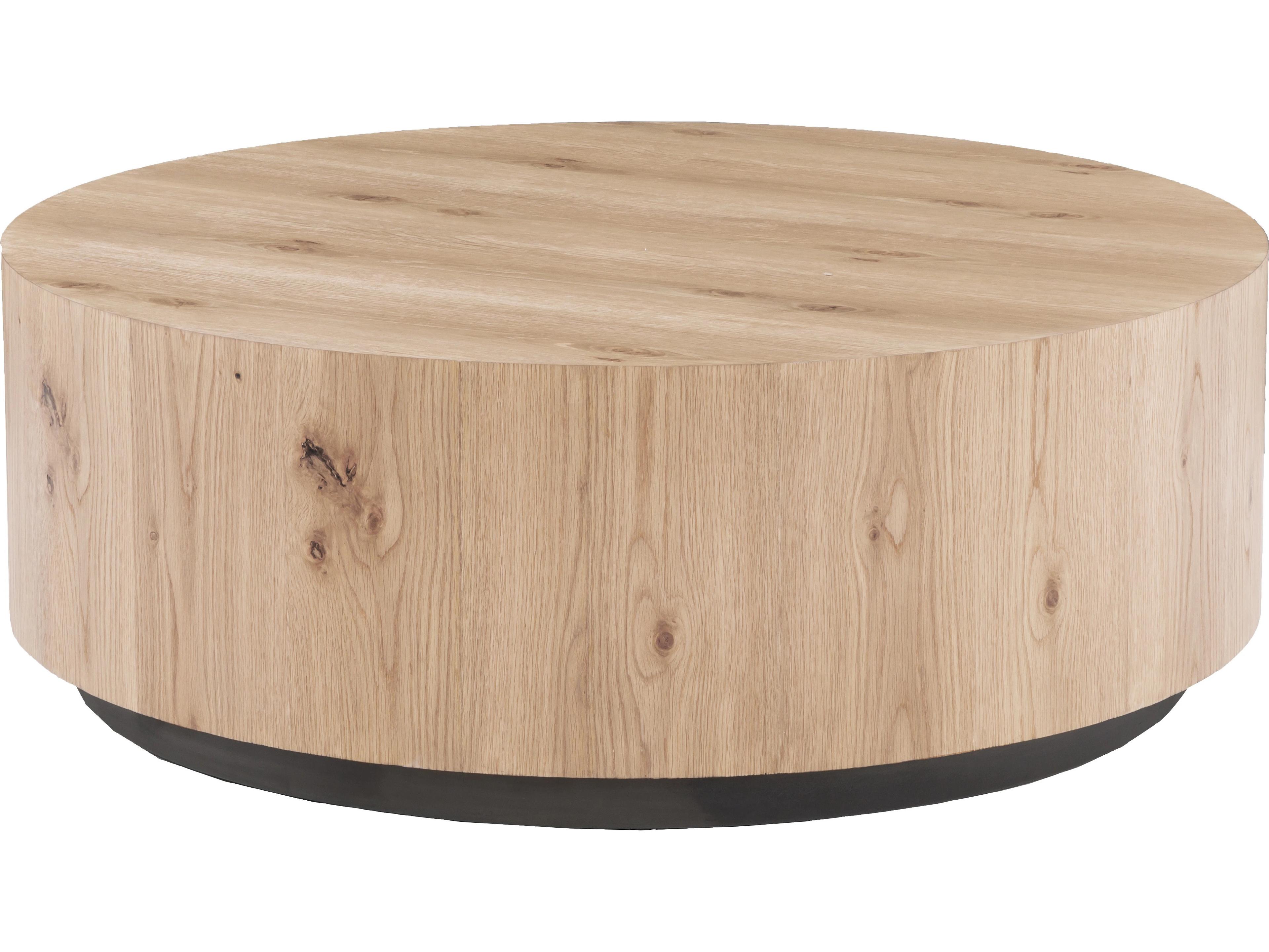 Hudson Round Wood Coffee Table