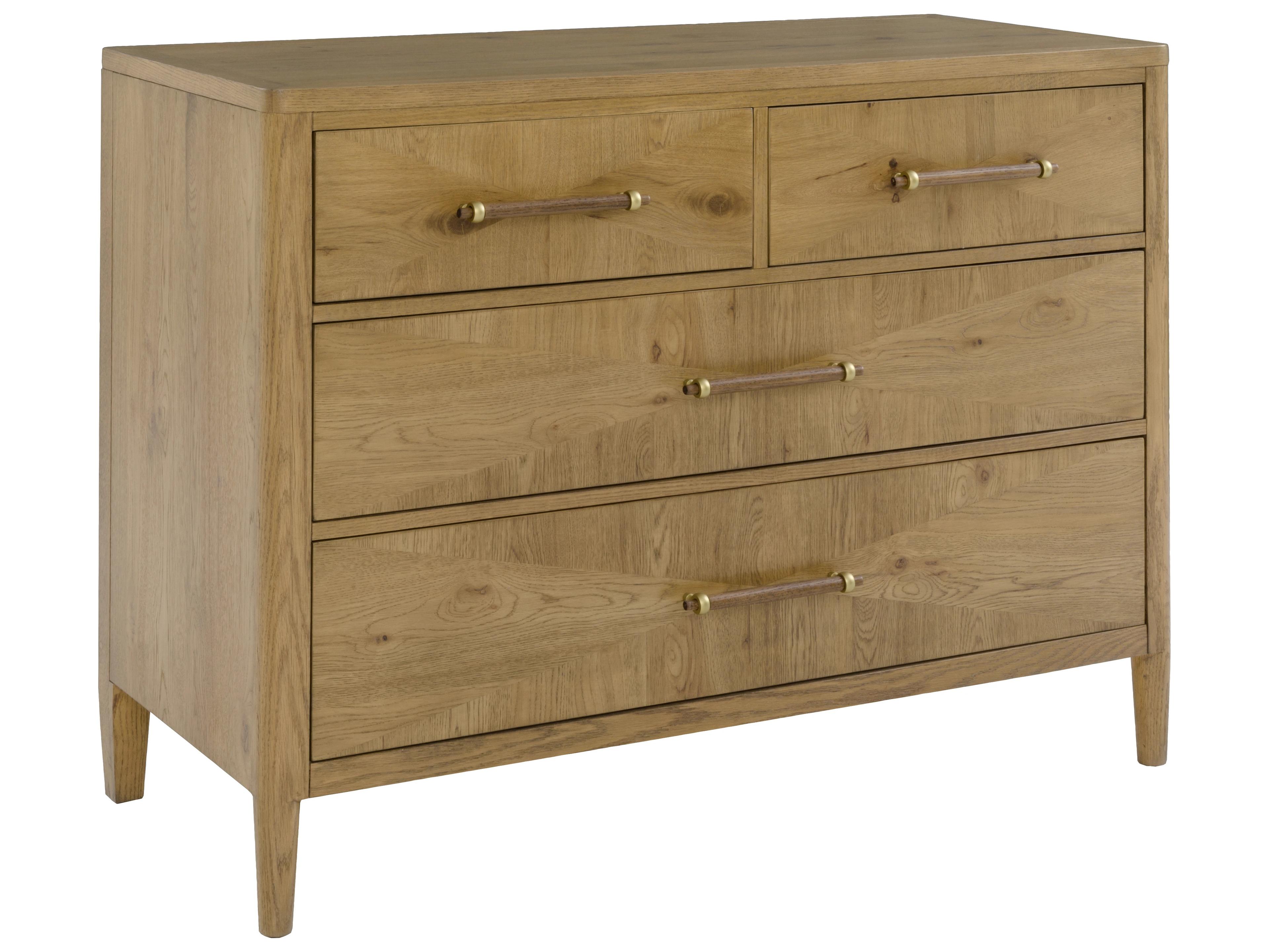 Maxwell Oak Wood Accent Chest