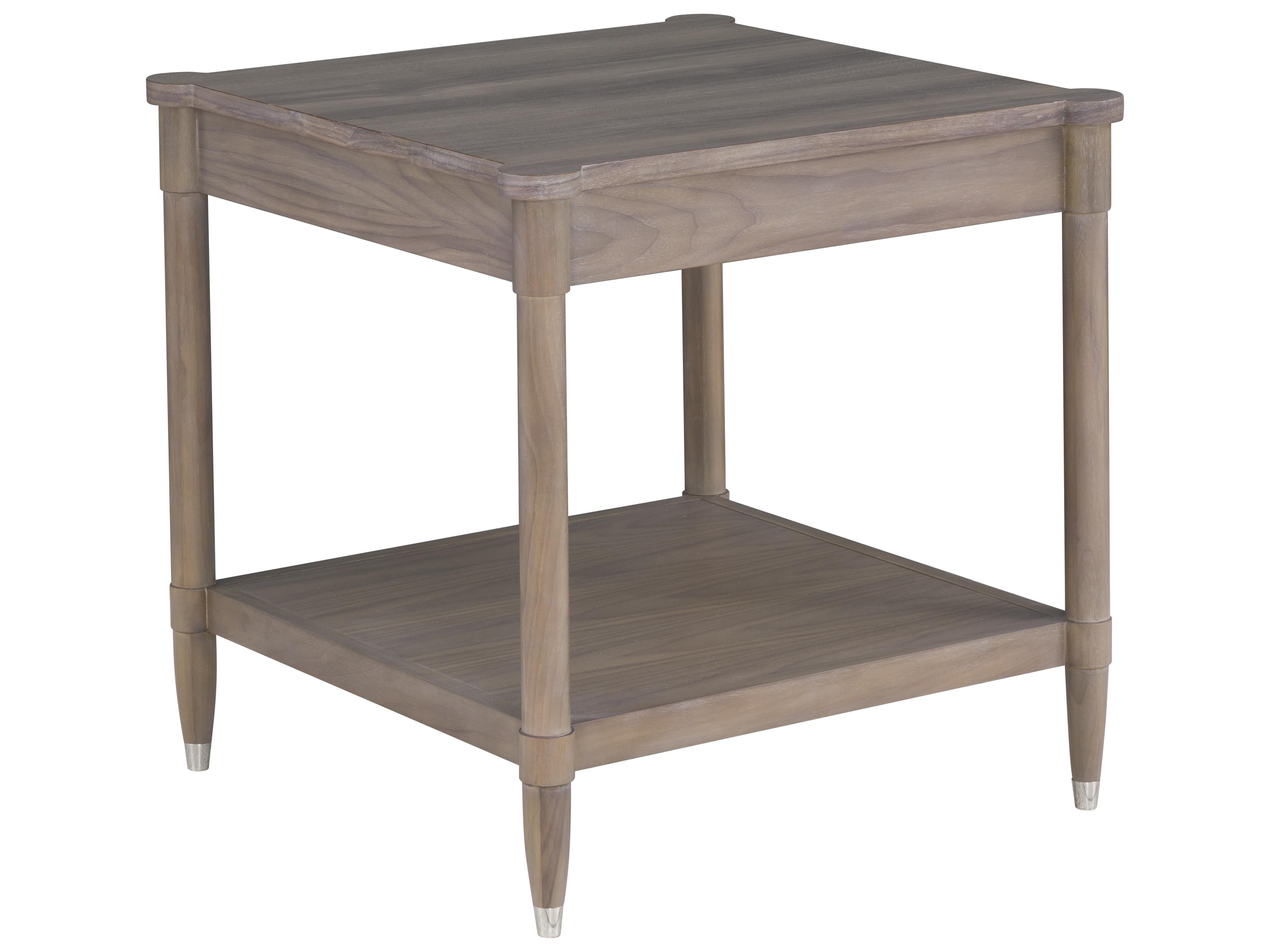 Square Wood End Table