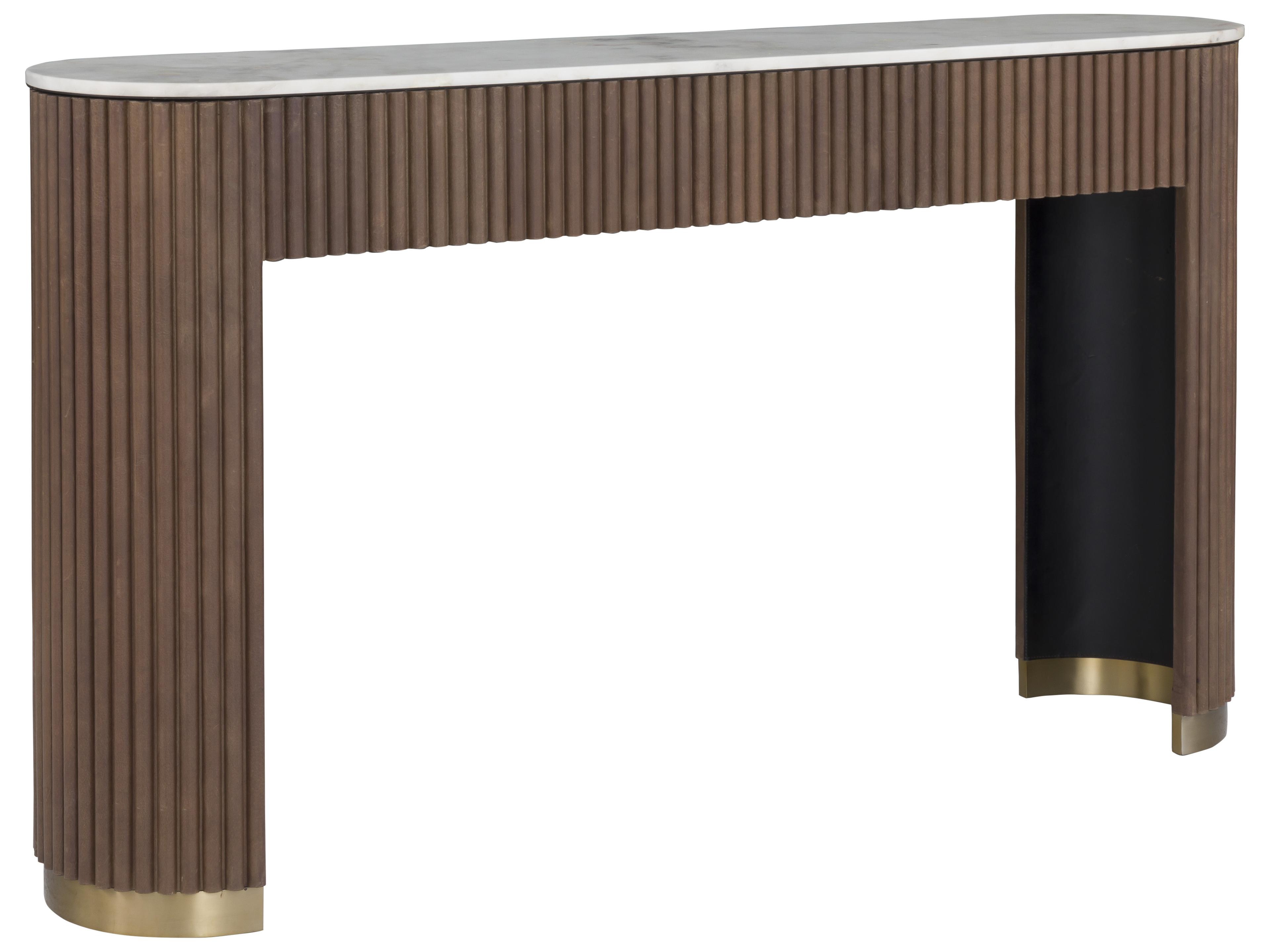 Dimitri Rectangular Marble Console Table
