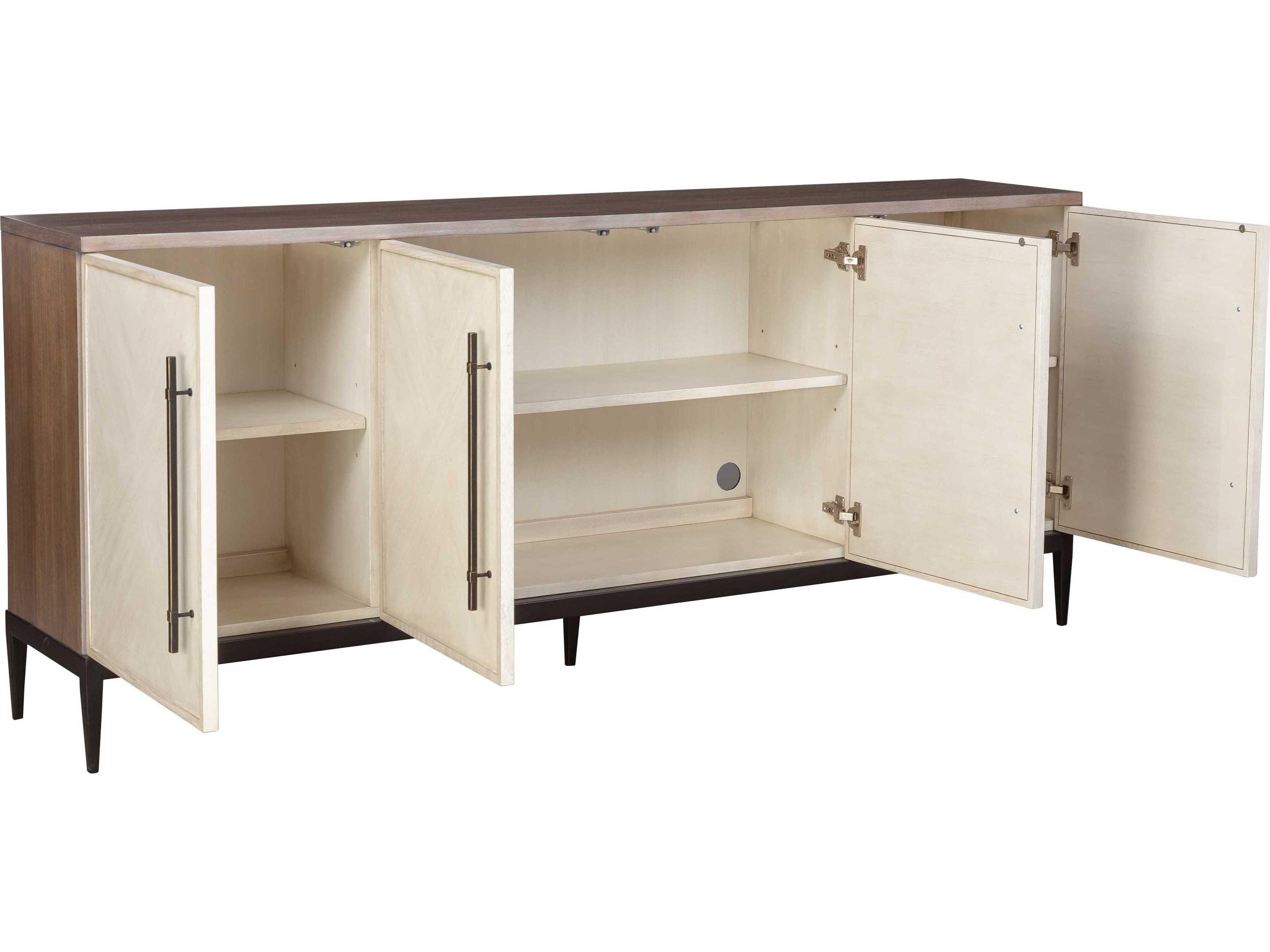 Fairfield Chair Phoenix 80" Grecian Clay Creme Brule Credenza